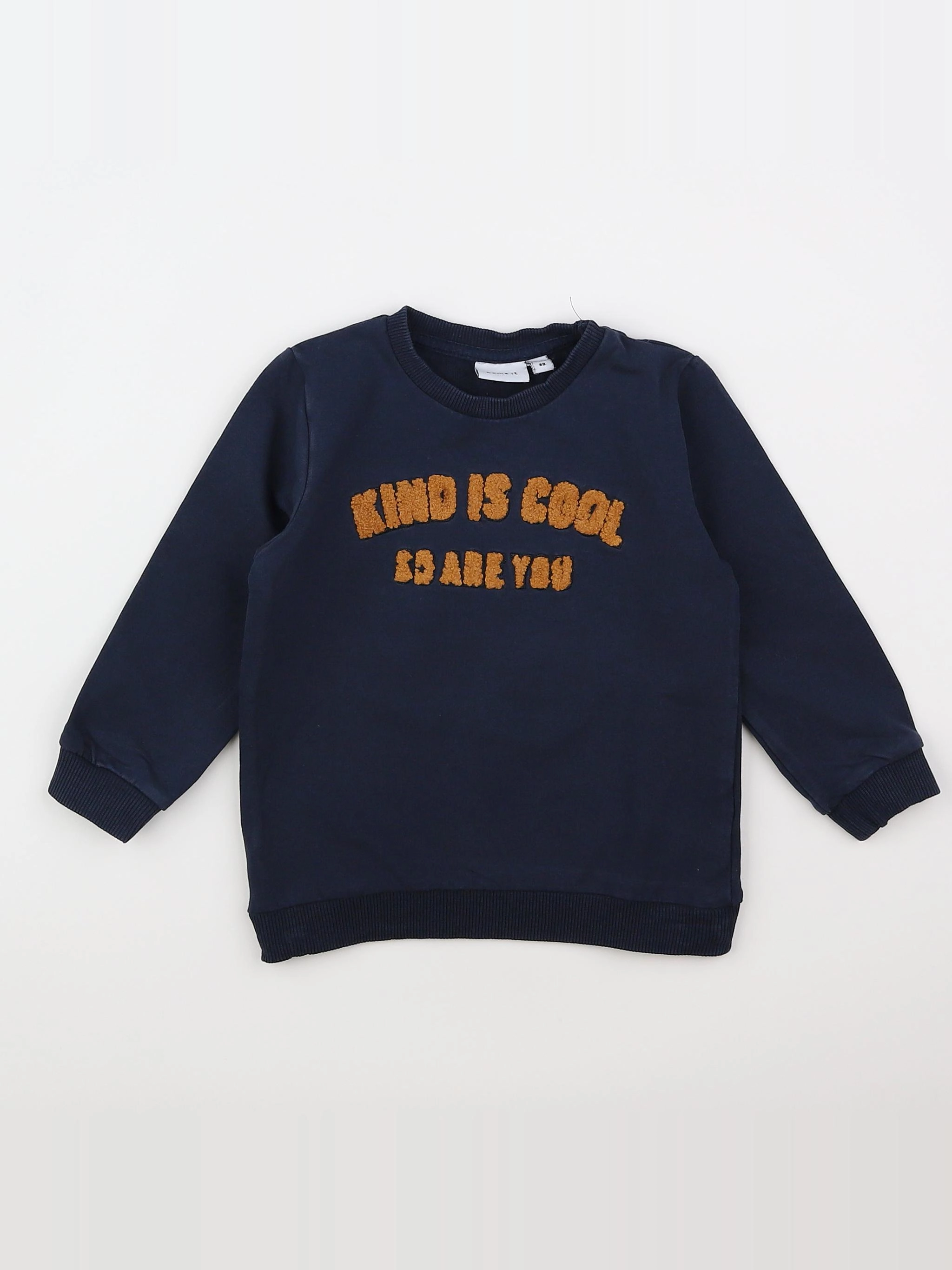Name it - sweat bleu - 9/12 mois