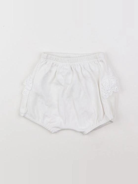 Absorba - short volants au dos blanc - 12 mois