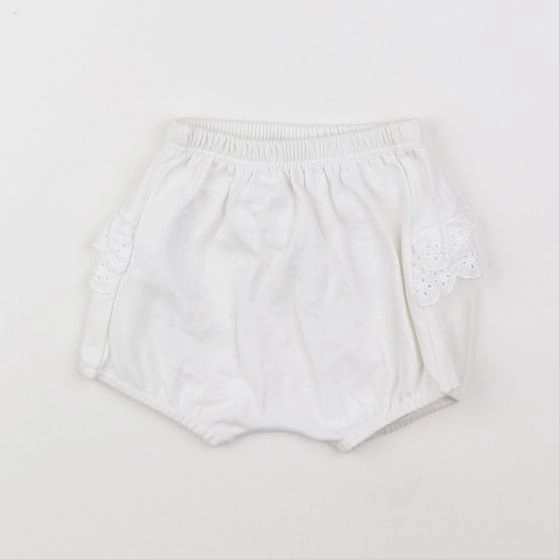 Absorba - short volants au dos blanc - 12 mois