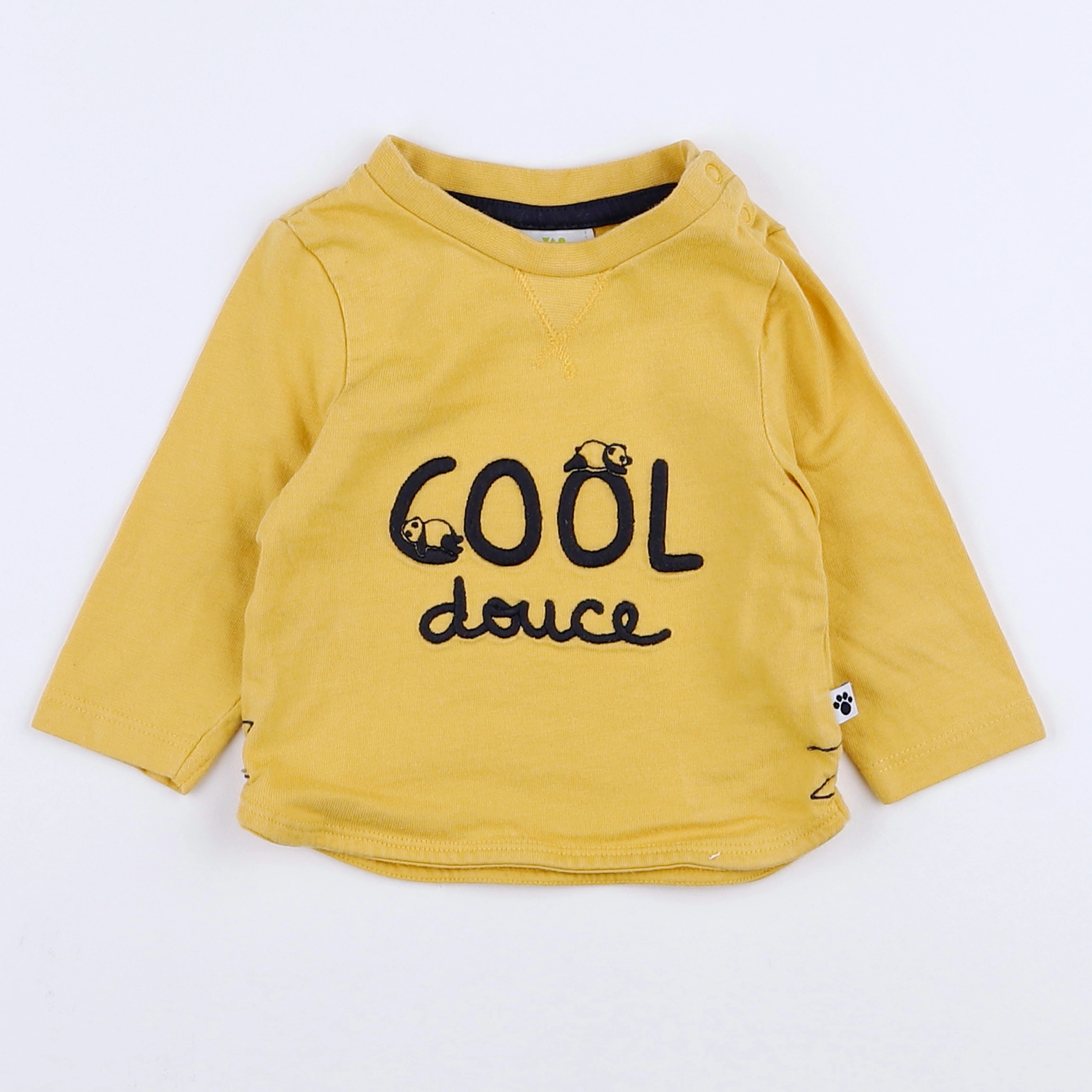 Tape à l'oeil - tee-shirt jaune - 3 mois