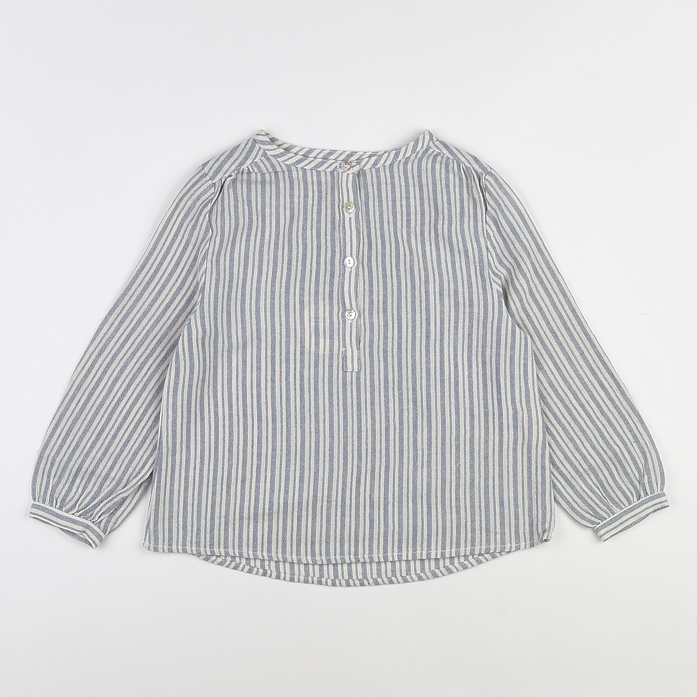 Longlivethequeen  - blouse blanc, bleu (neuf) - 12 ans