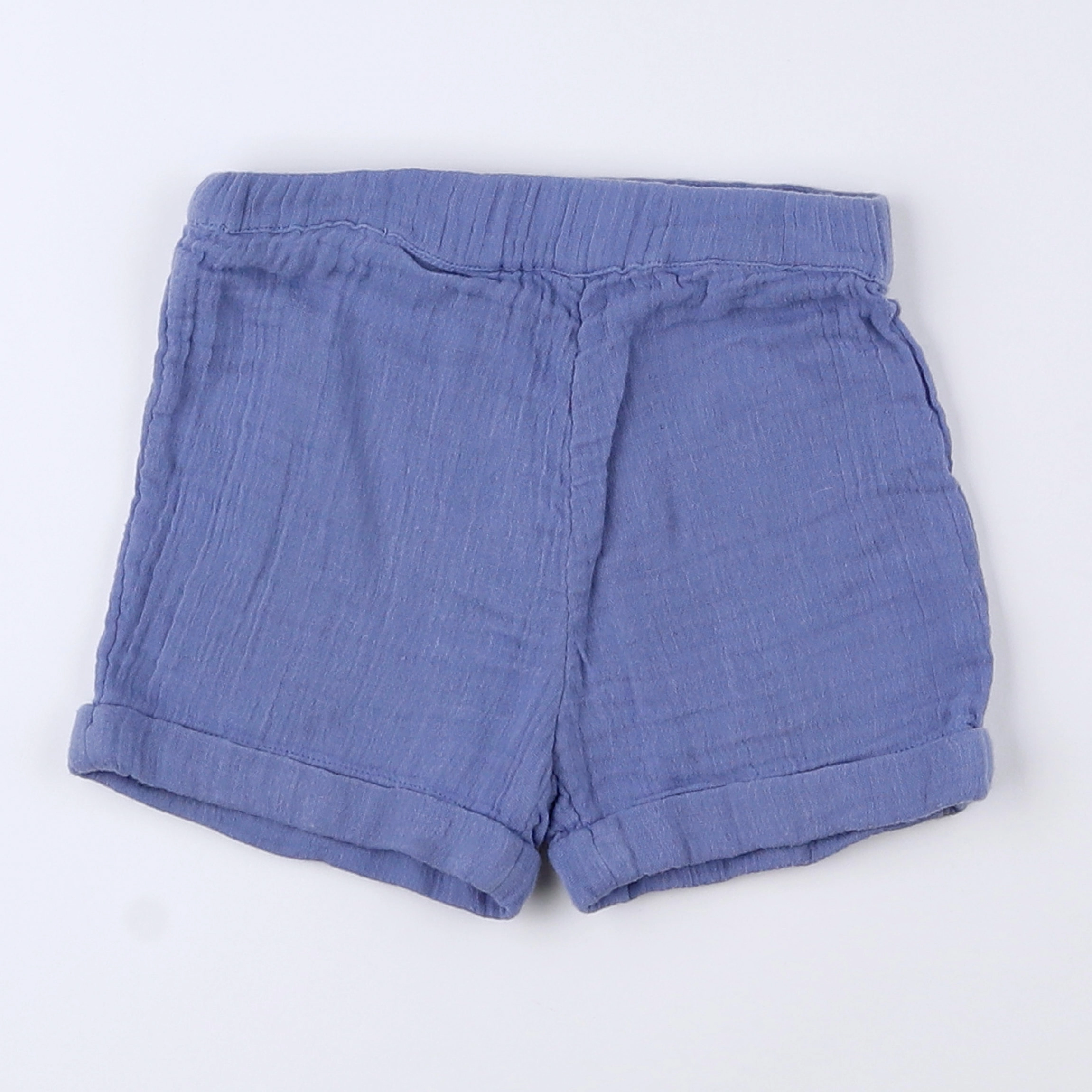 Eden & Victor - short bleu - 18 mois