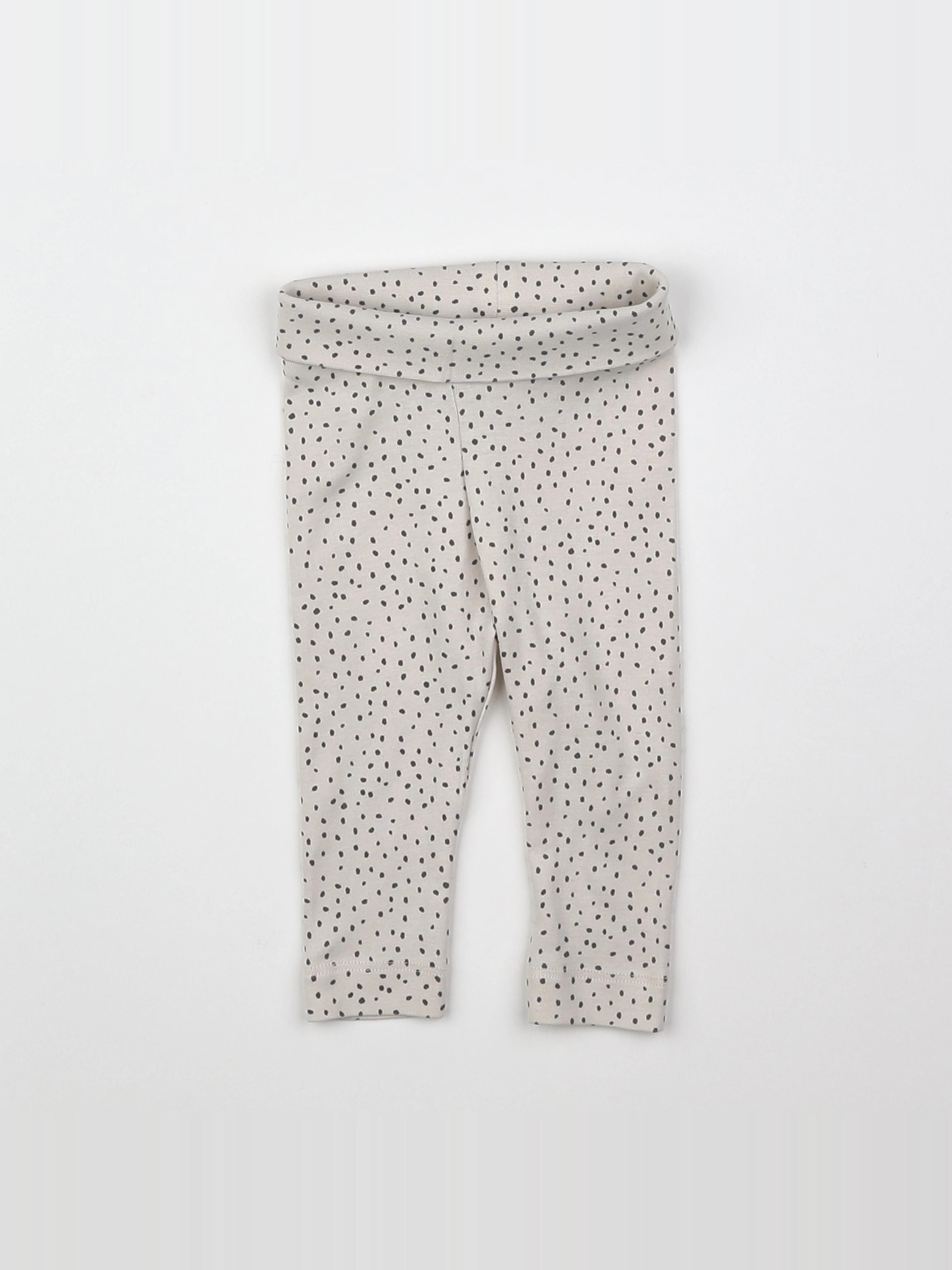 H&M - legging beige - 4/6 mois