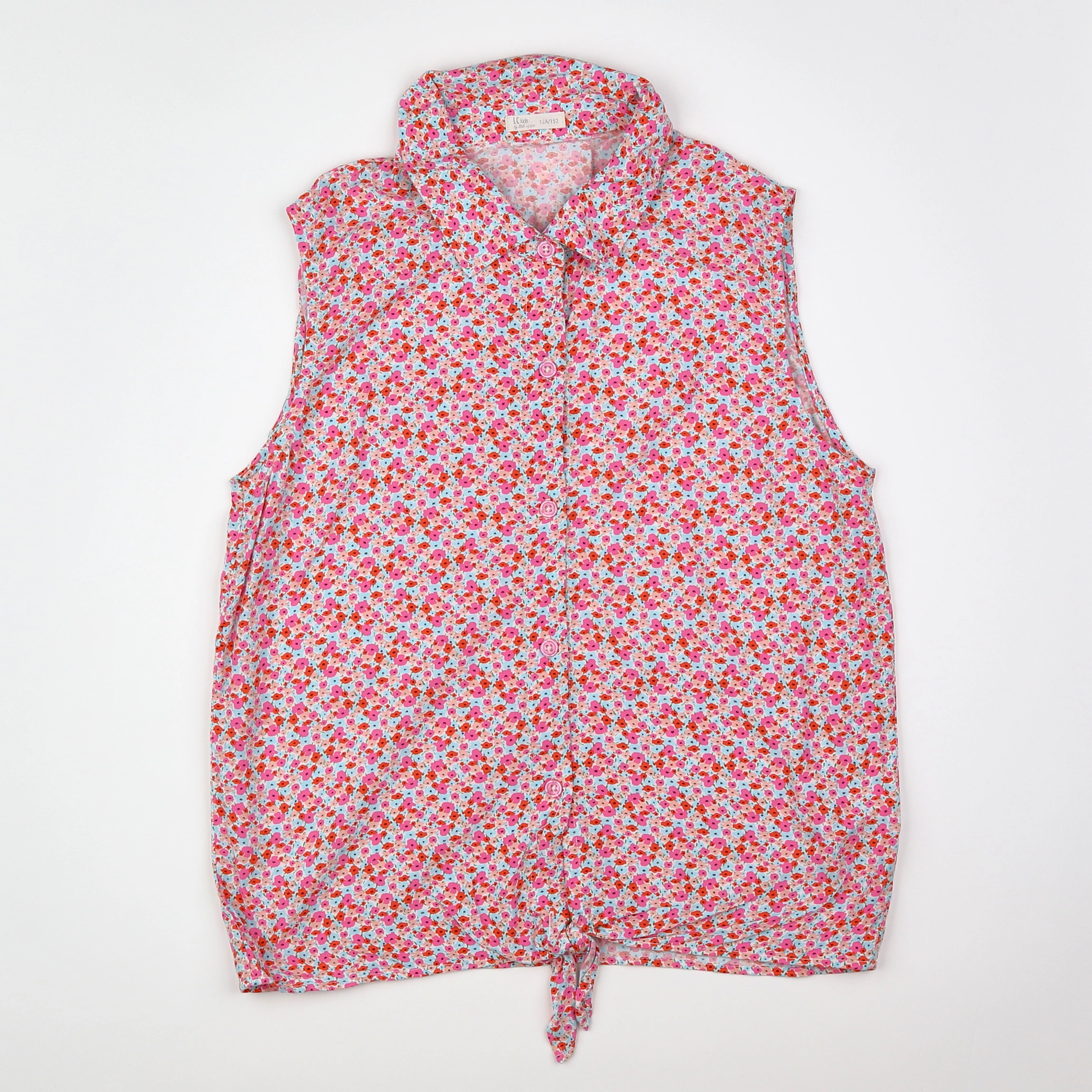 Little Cigogne - blouse rose - 12 ans