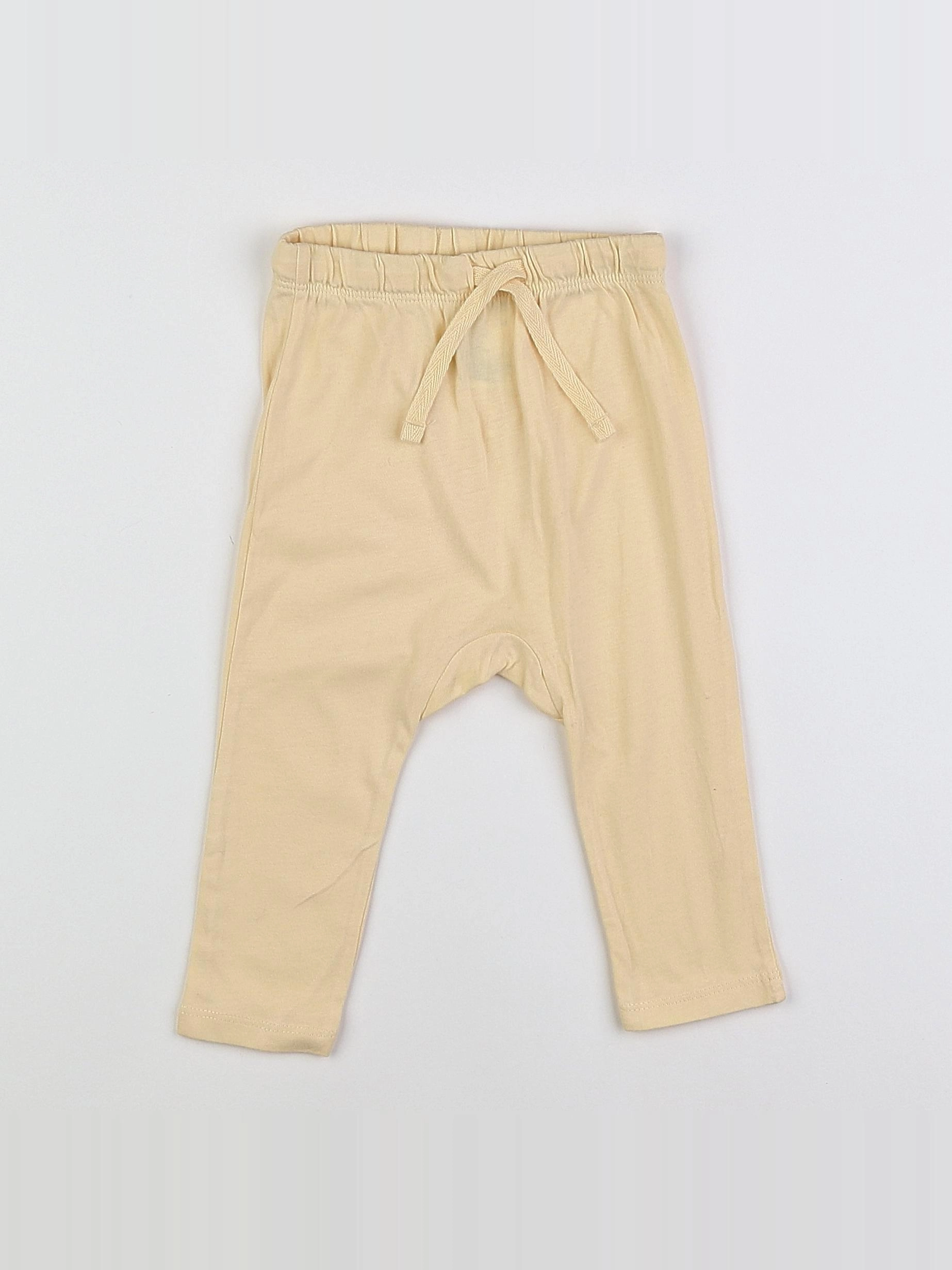 H&M - sarouel jaune - 9/12 mois