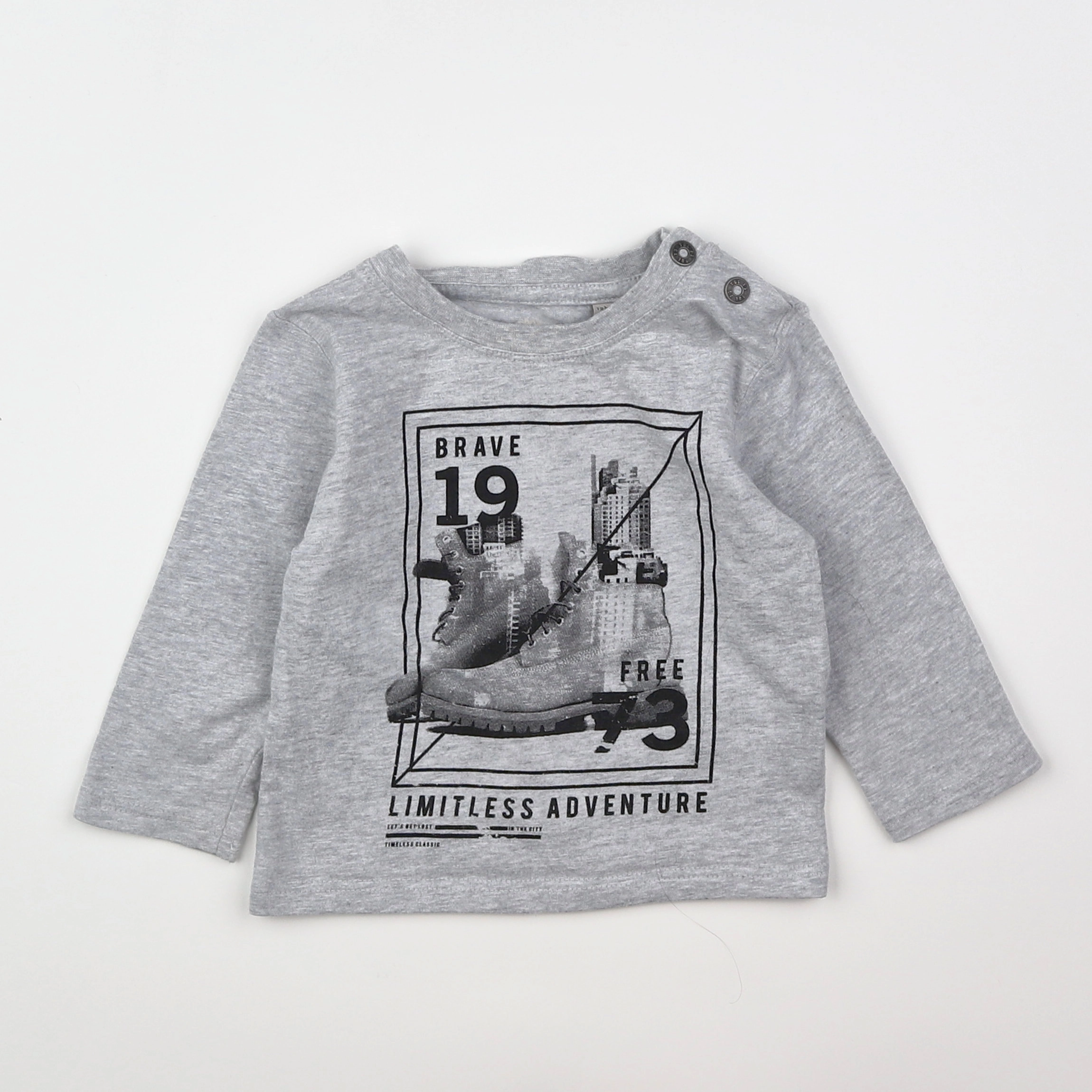 Timberland - tee-shirt gris - 12 mois