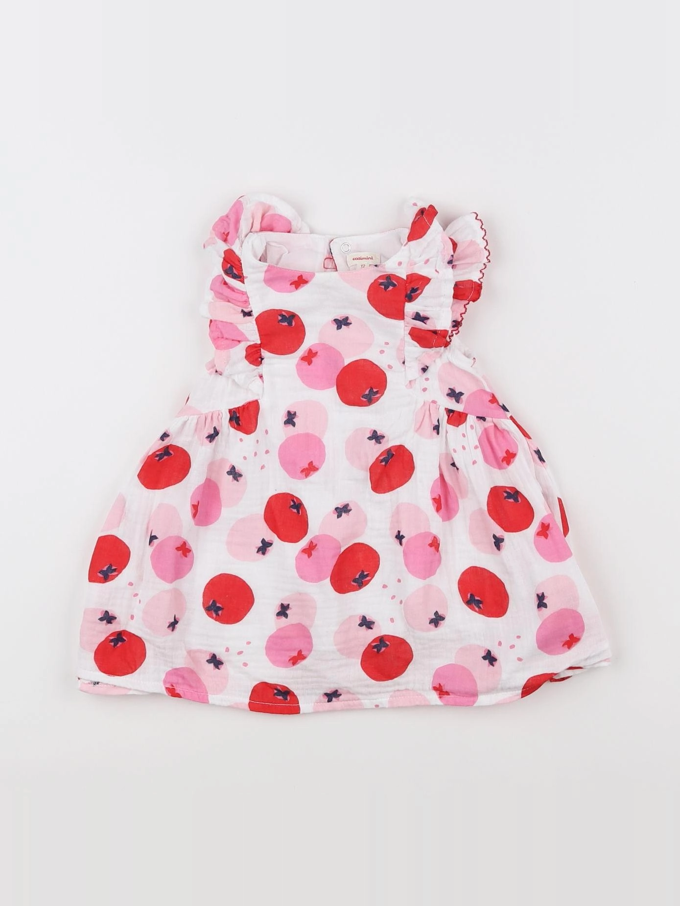Catimini - robe blanc - 12 mois