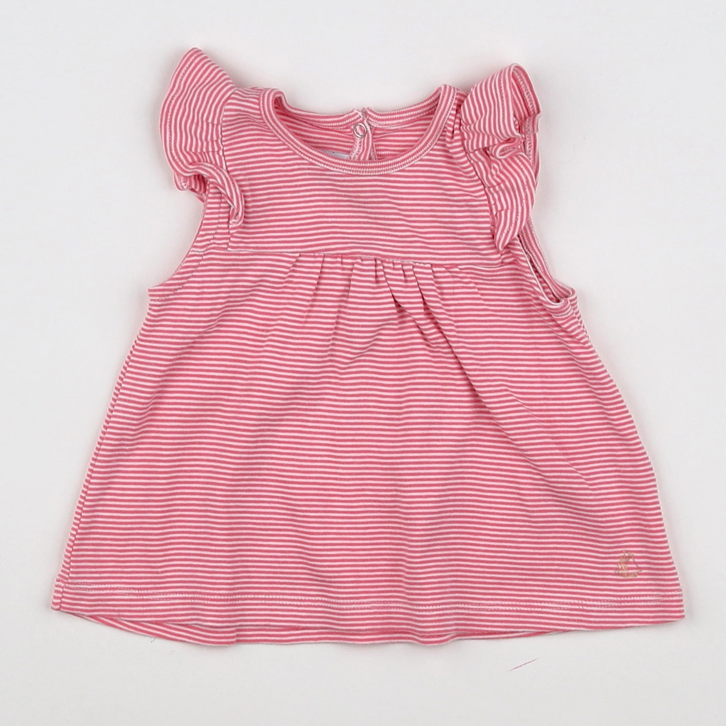 Petit Bateau - robe rose - 12 mois