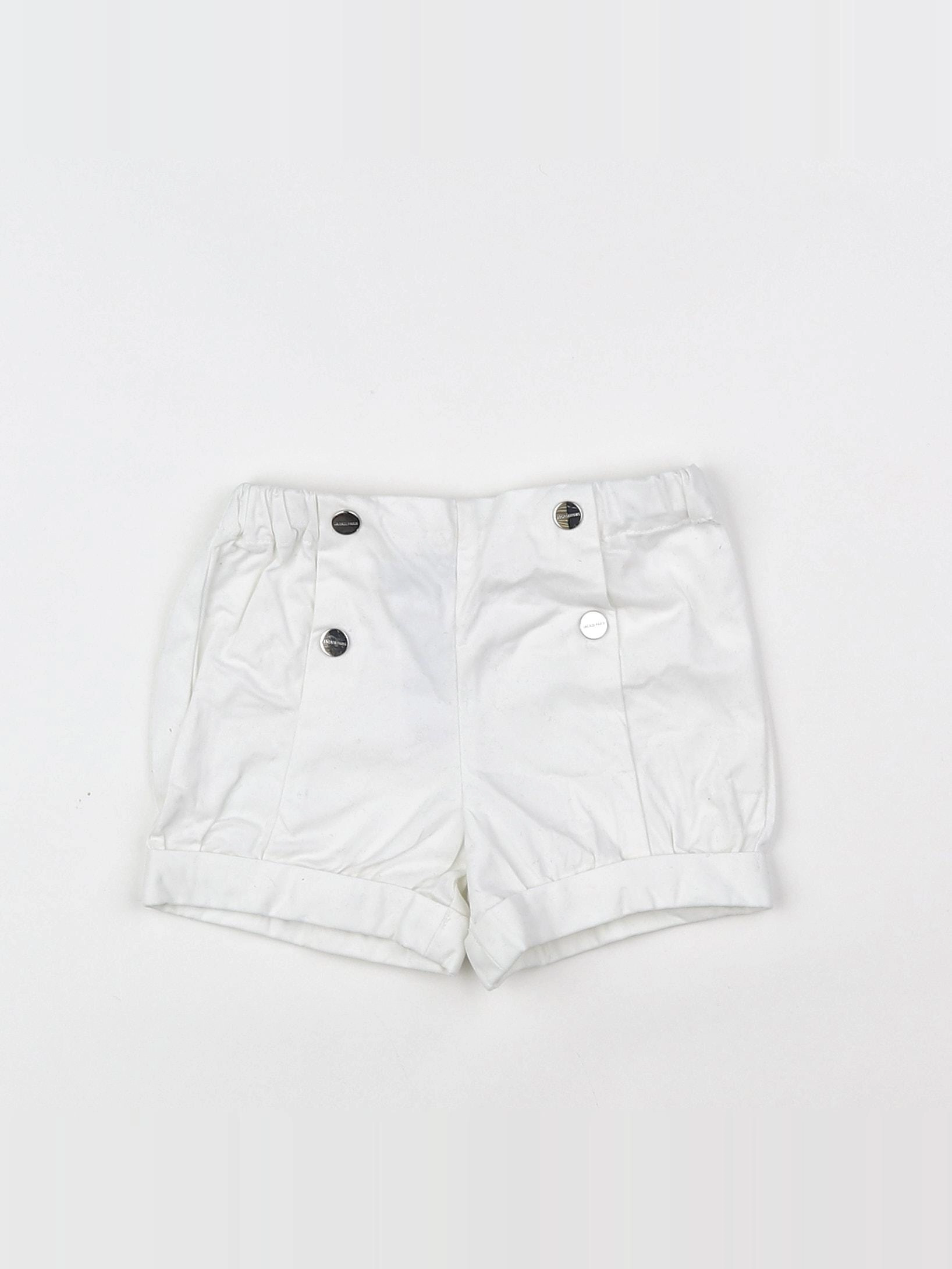 Jacadi - short blanc - 12 mois