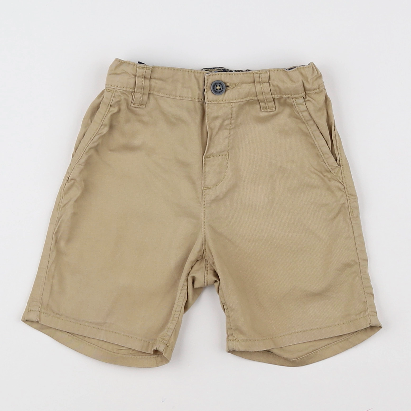 H&M - short beige - 9/12 mois