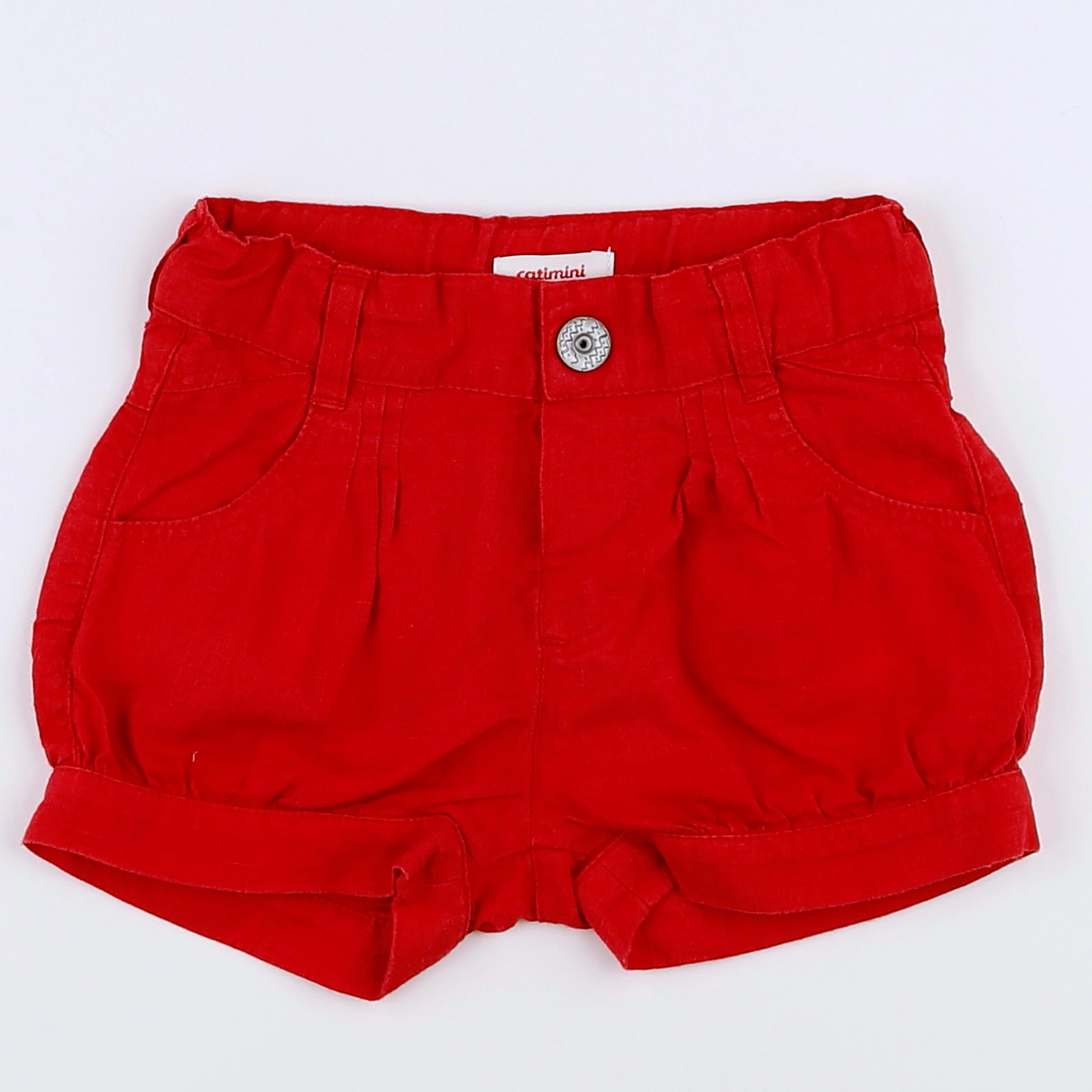 Catimini - short rouge - 18 mois