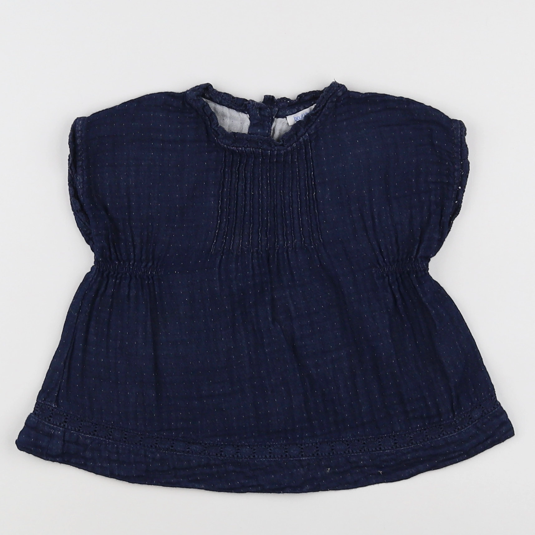 Boutchou - blouse bleu - 18 mois