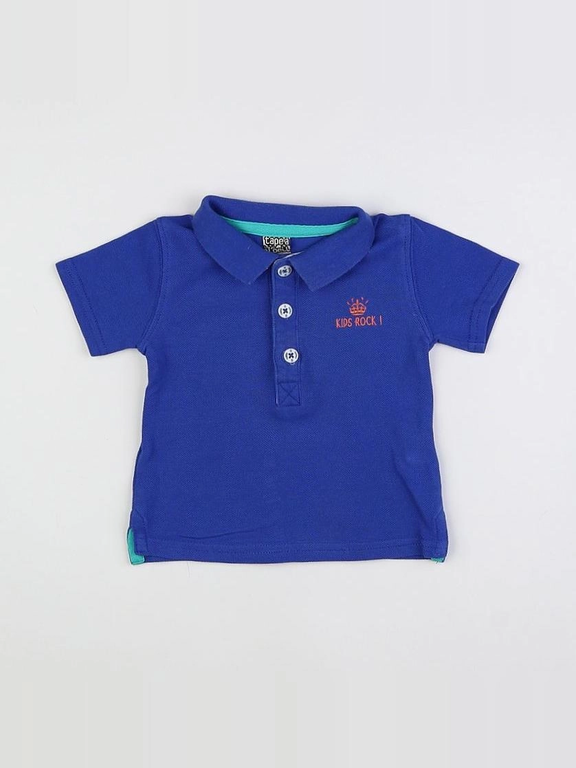 Tape à l'oeil - polo bleu - 6 mois