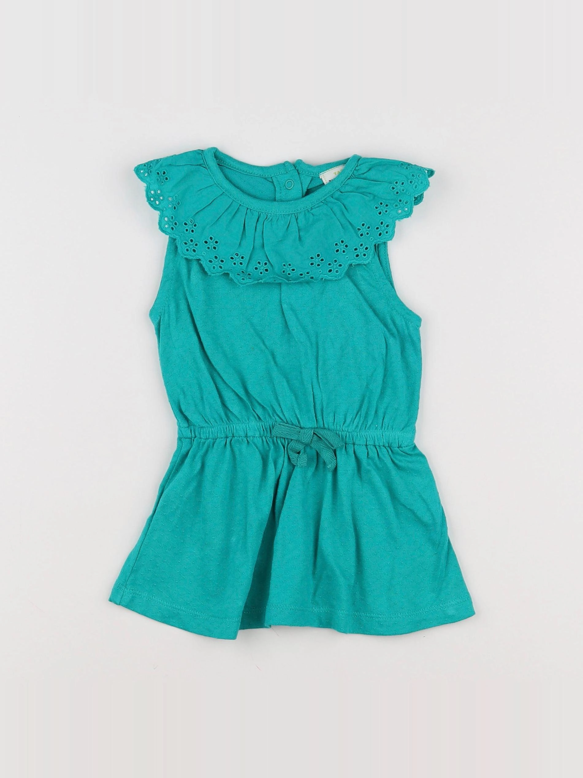 Tape à l'oeil - robe vert - 9 mois