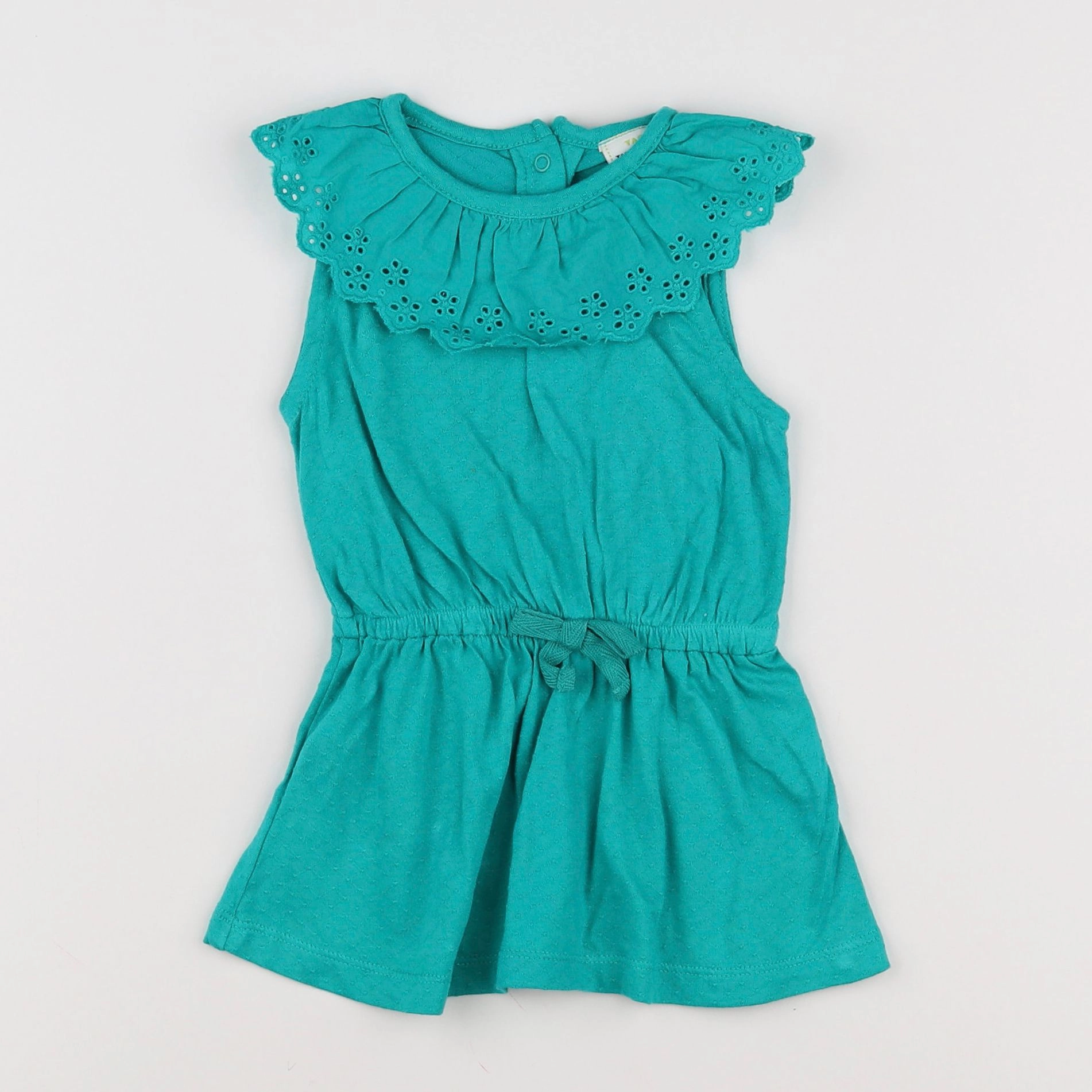Tape à l'oeil - robe vert - 9 mois