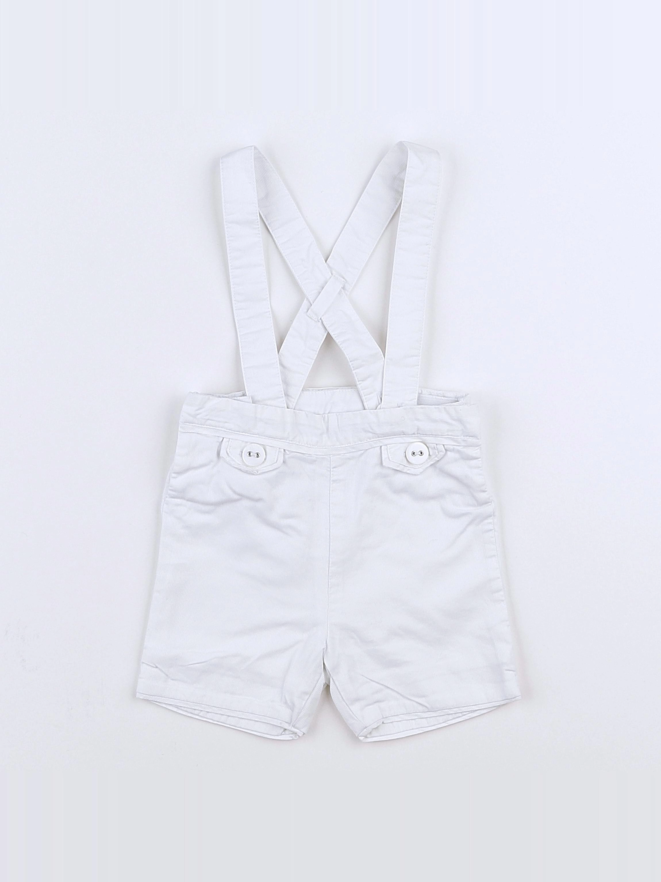 Jacadi - short blanc - 3 mois