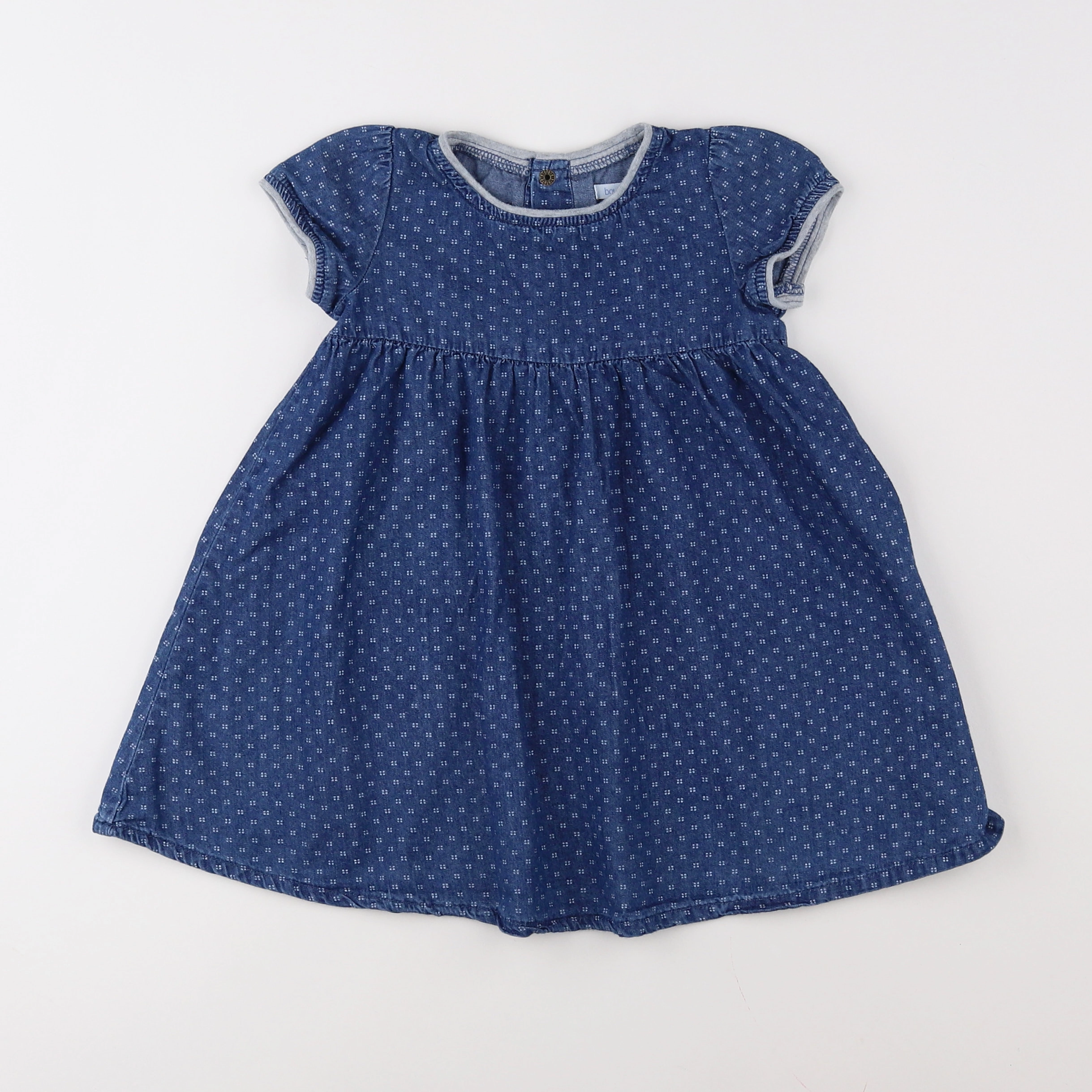 Boutchou - robe bleu - 12 mois