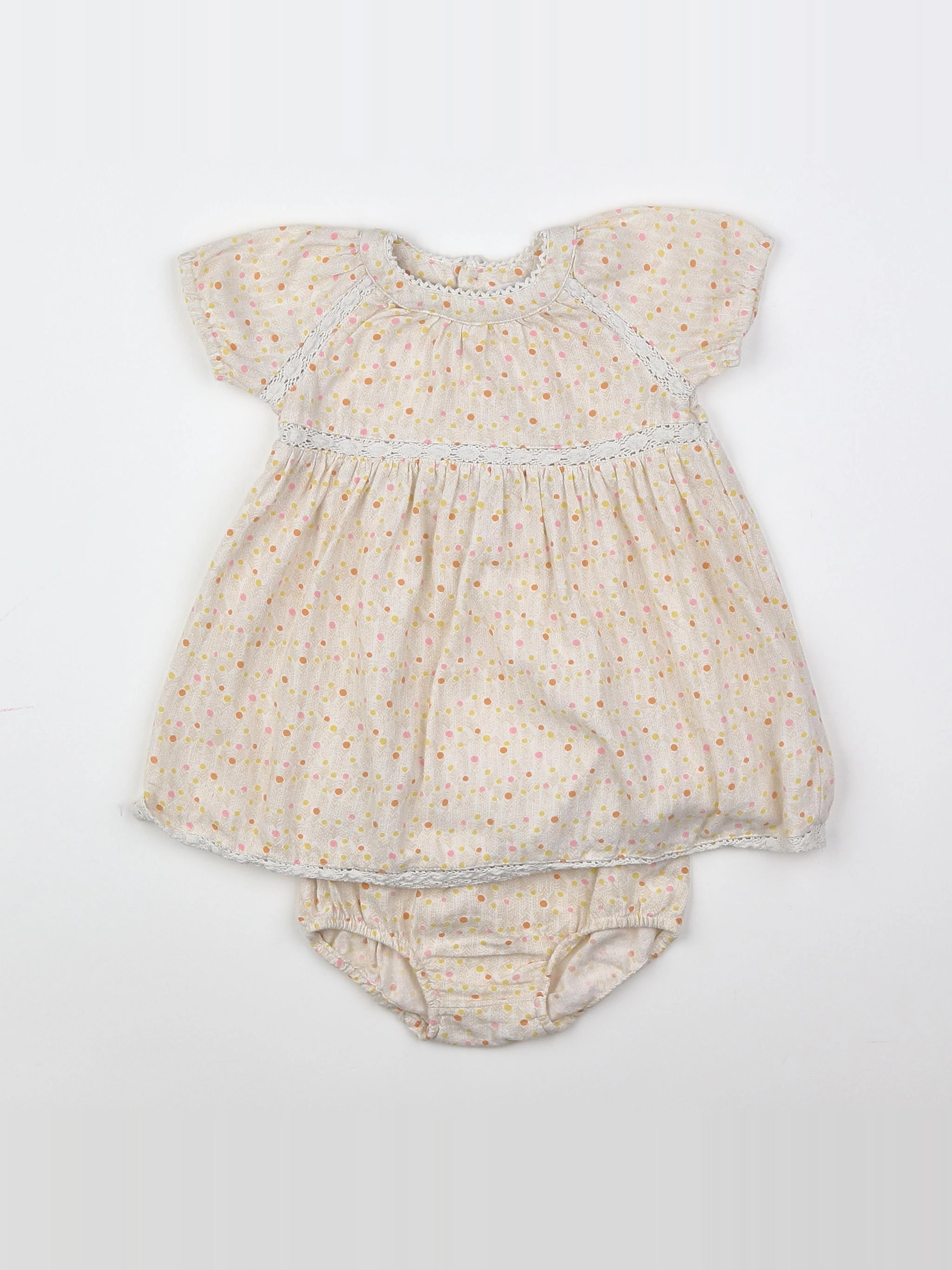 Boutchou - robe beige - 9 mois