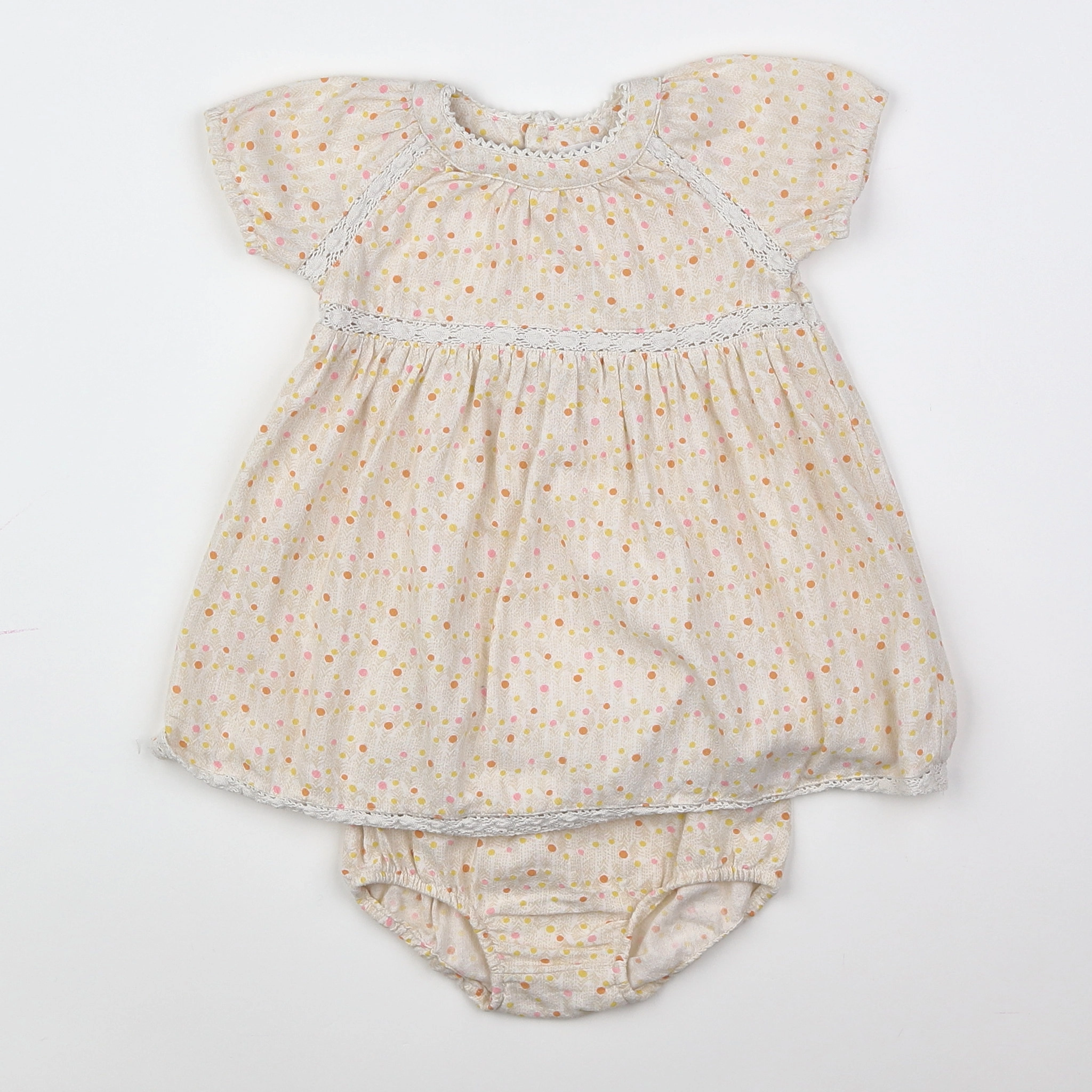 Boutchou - robe beige - 9 mois