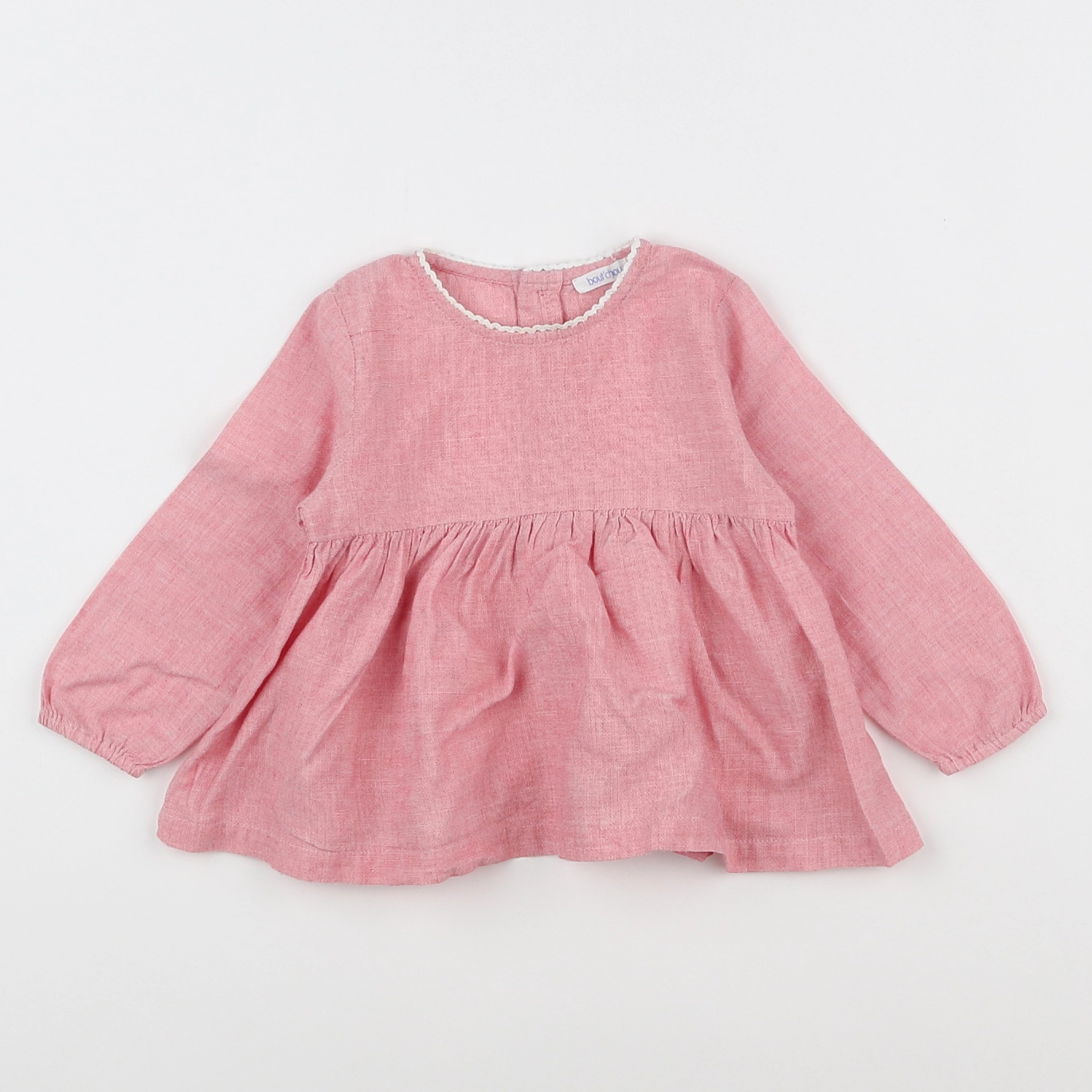 Boutchou - blouse rouge - 9 mois