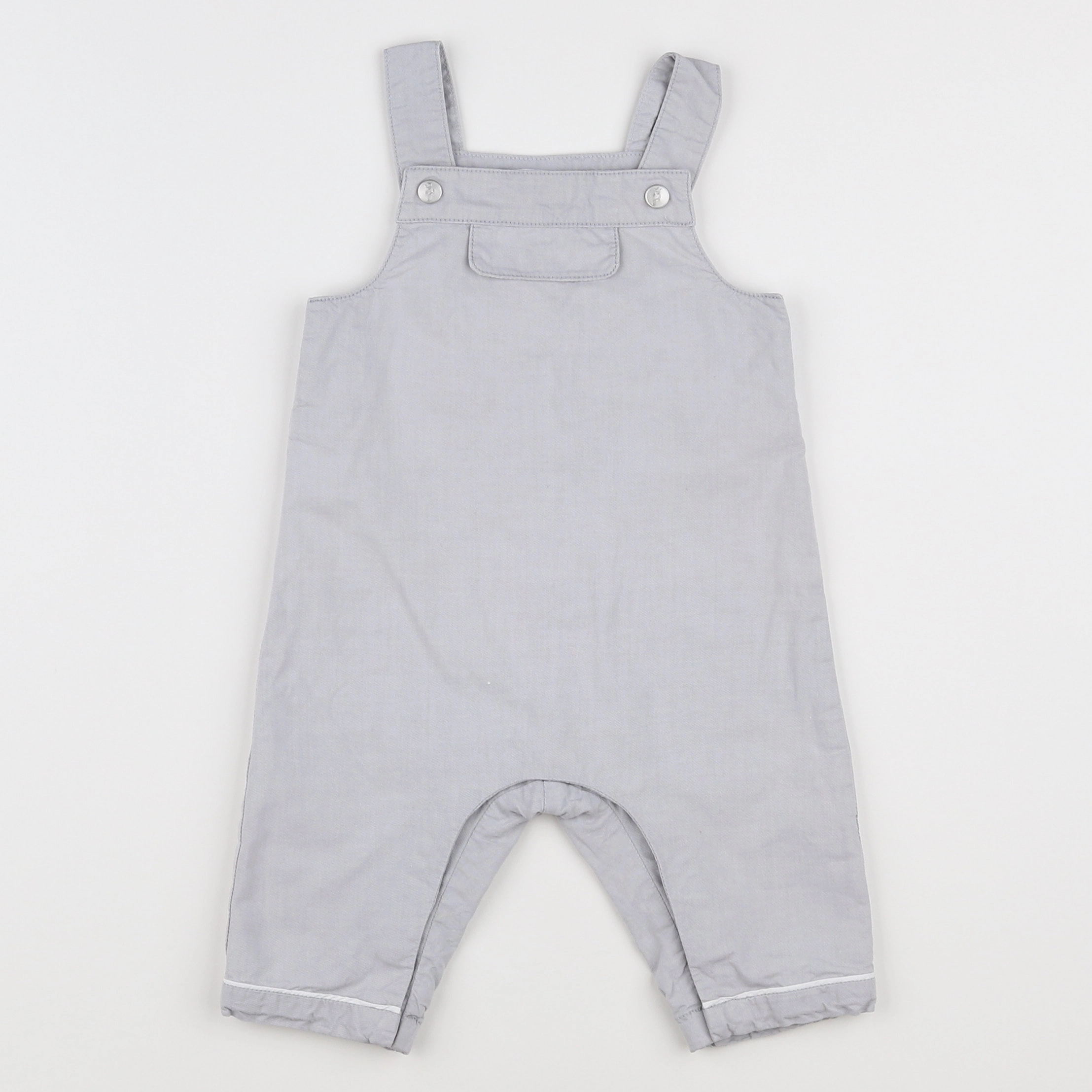 Jacadi - salopette doublé gris - 6 mois