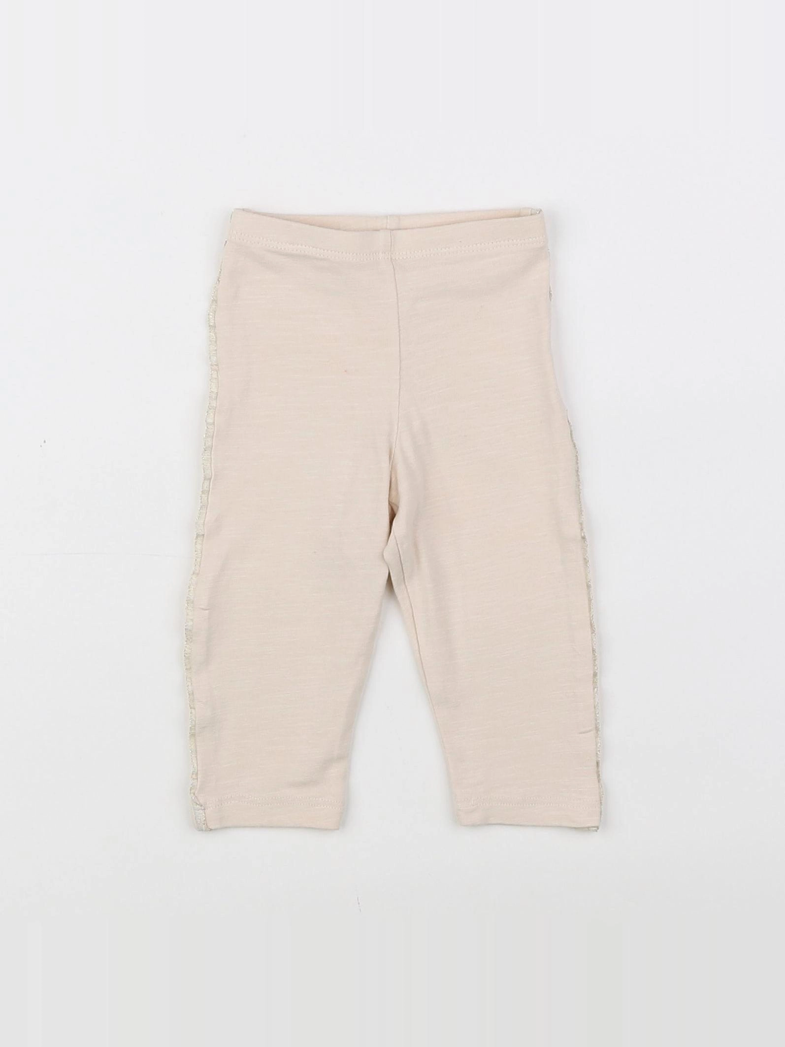 Tape à l'oeil - legging beige, or - 6 mois