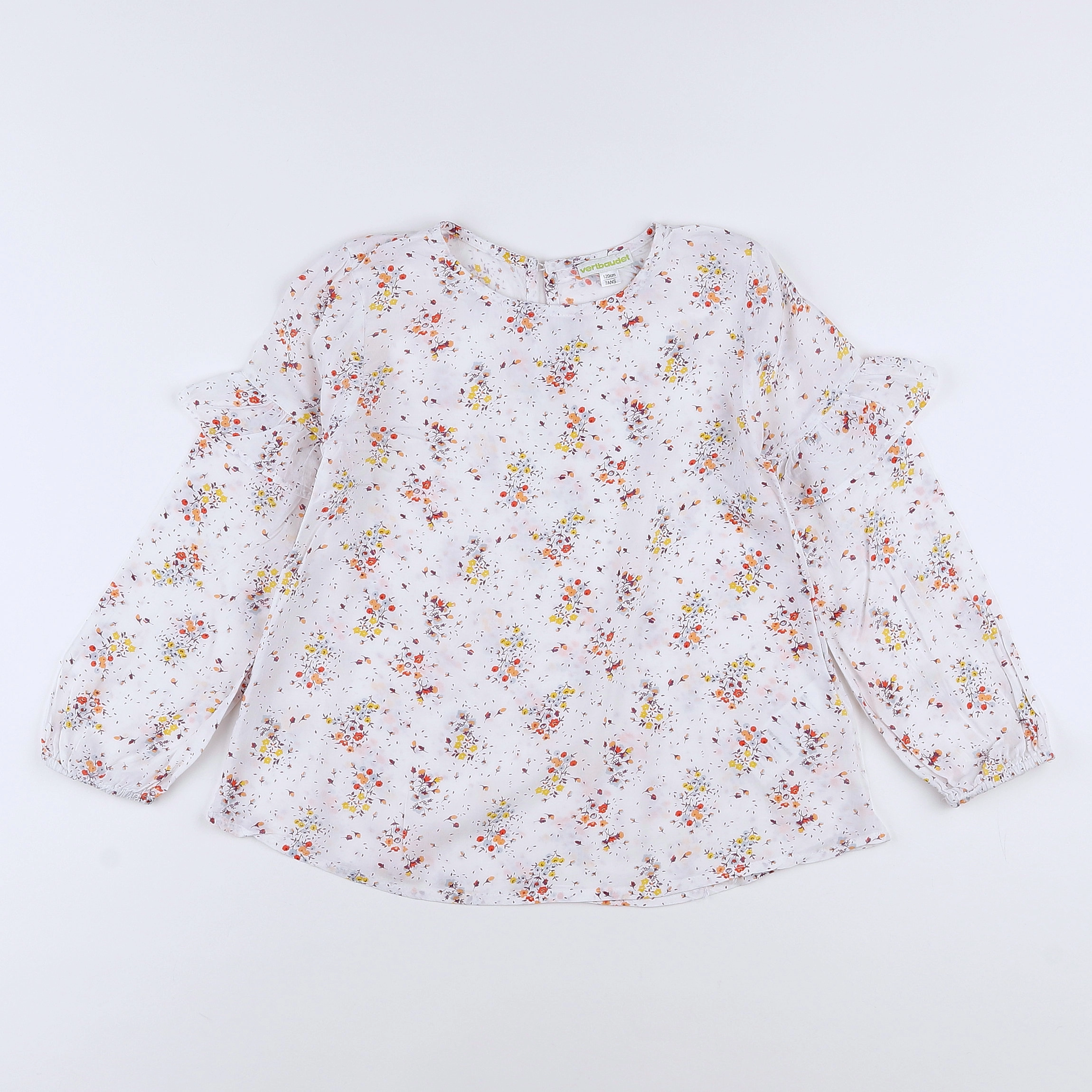 Vertbaudet - blouse multicolore - 7 ans