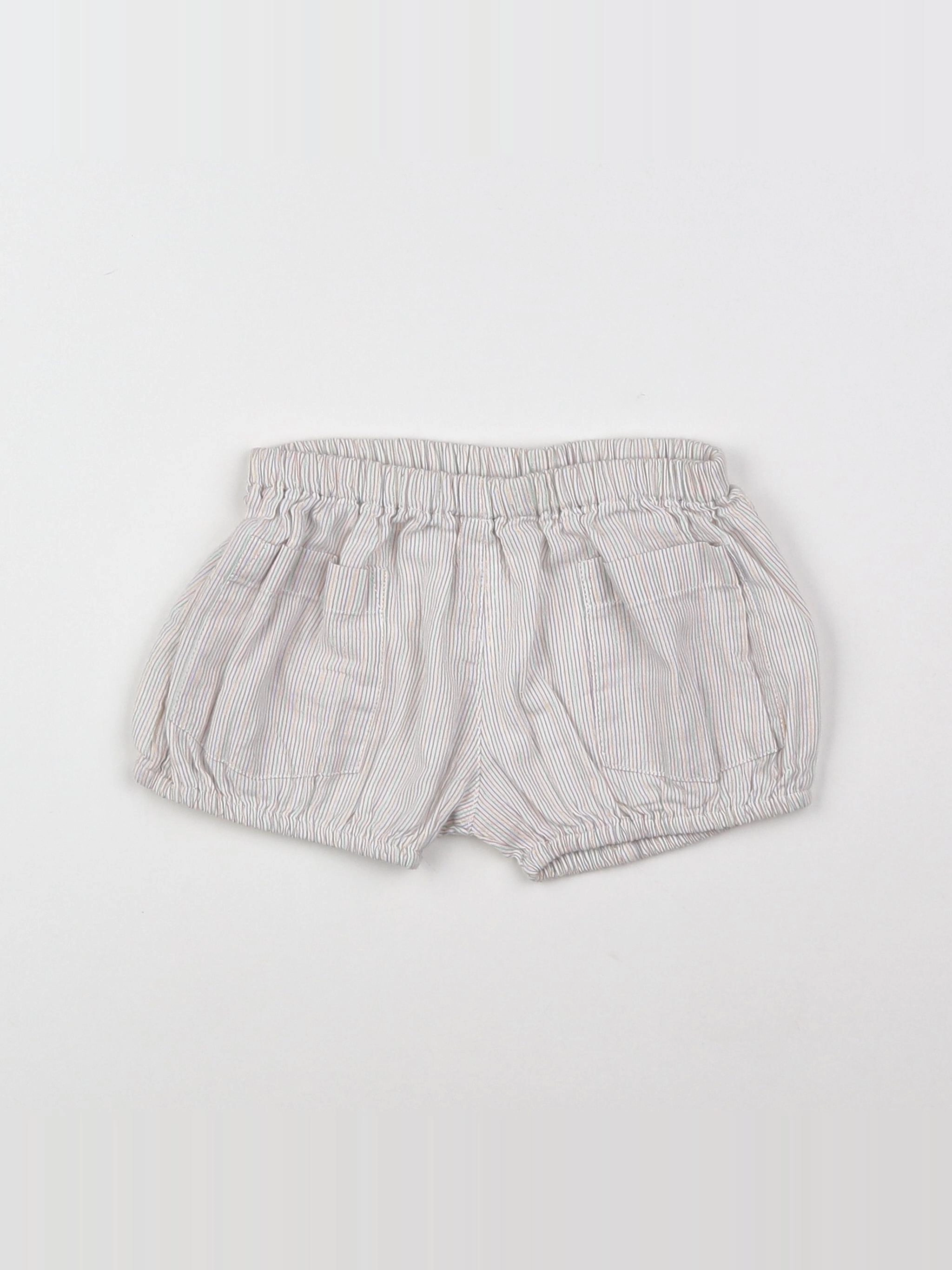 Bouchara - short blanc - 3 mois