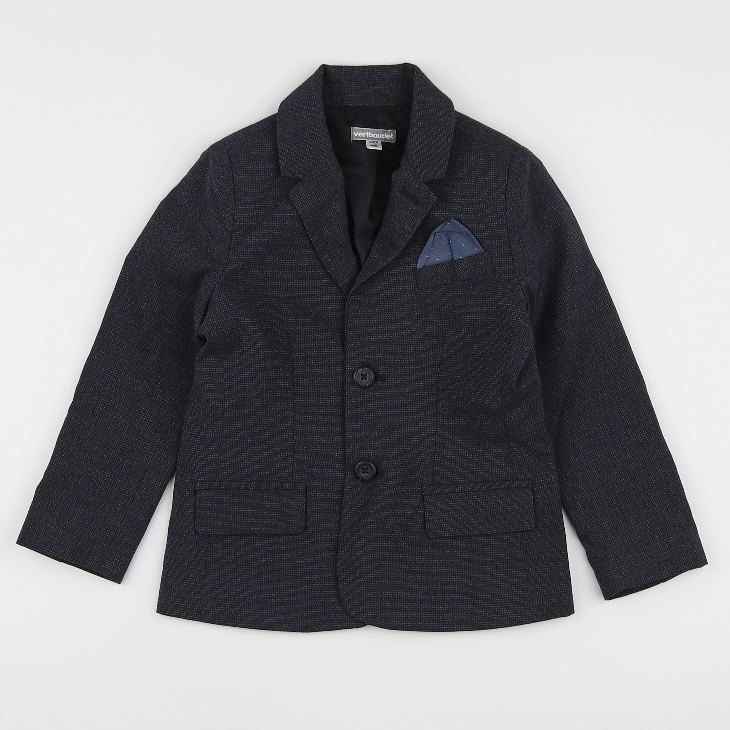 Vertbaudet - veste gris - 4 ans