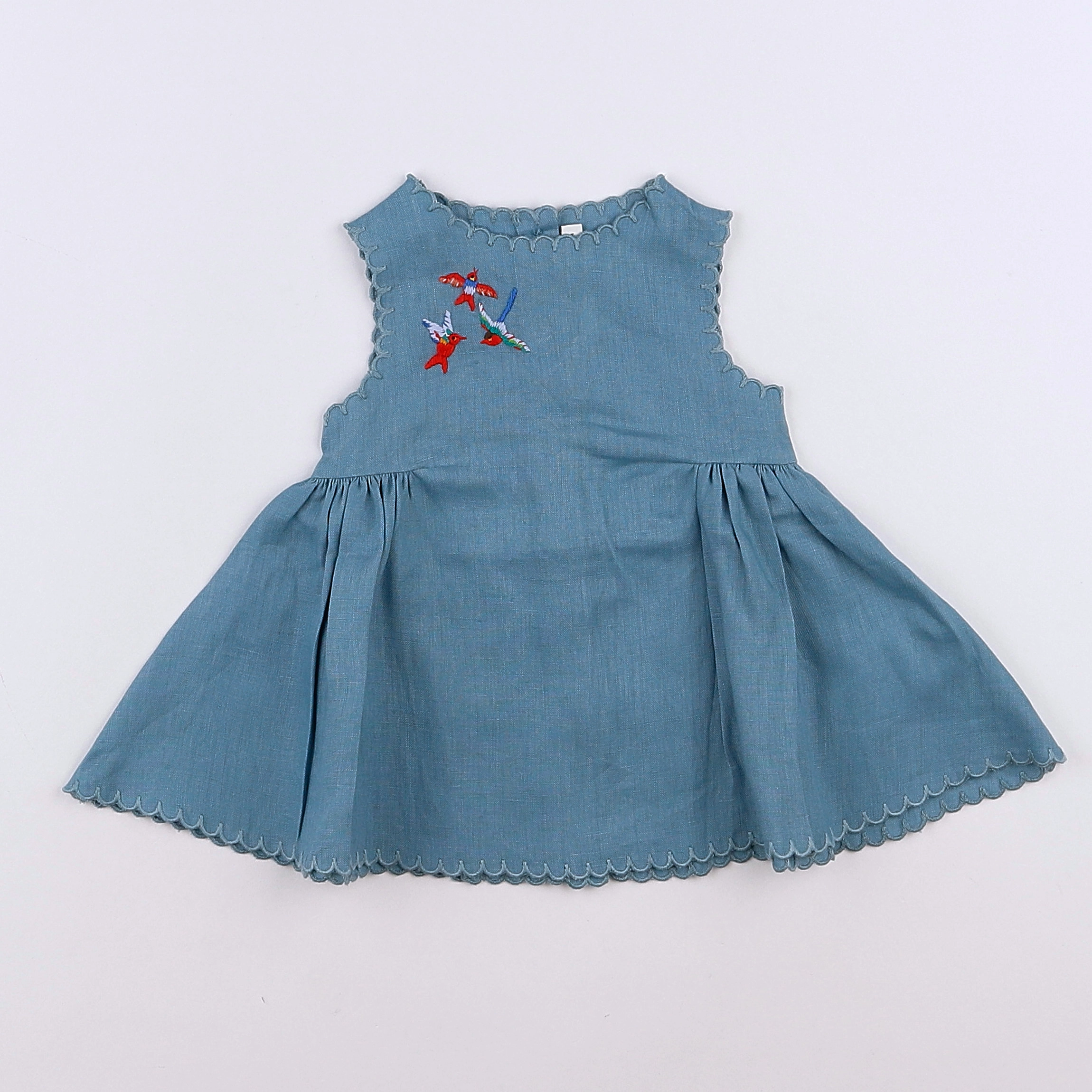 Cyrillus - robe bleu - 3 mois