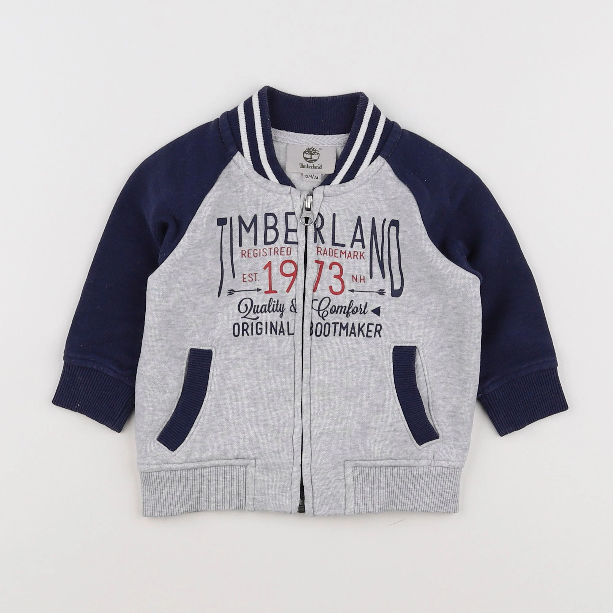 Timberland - sweat gris - 12 mois