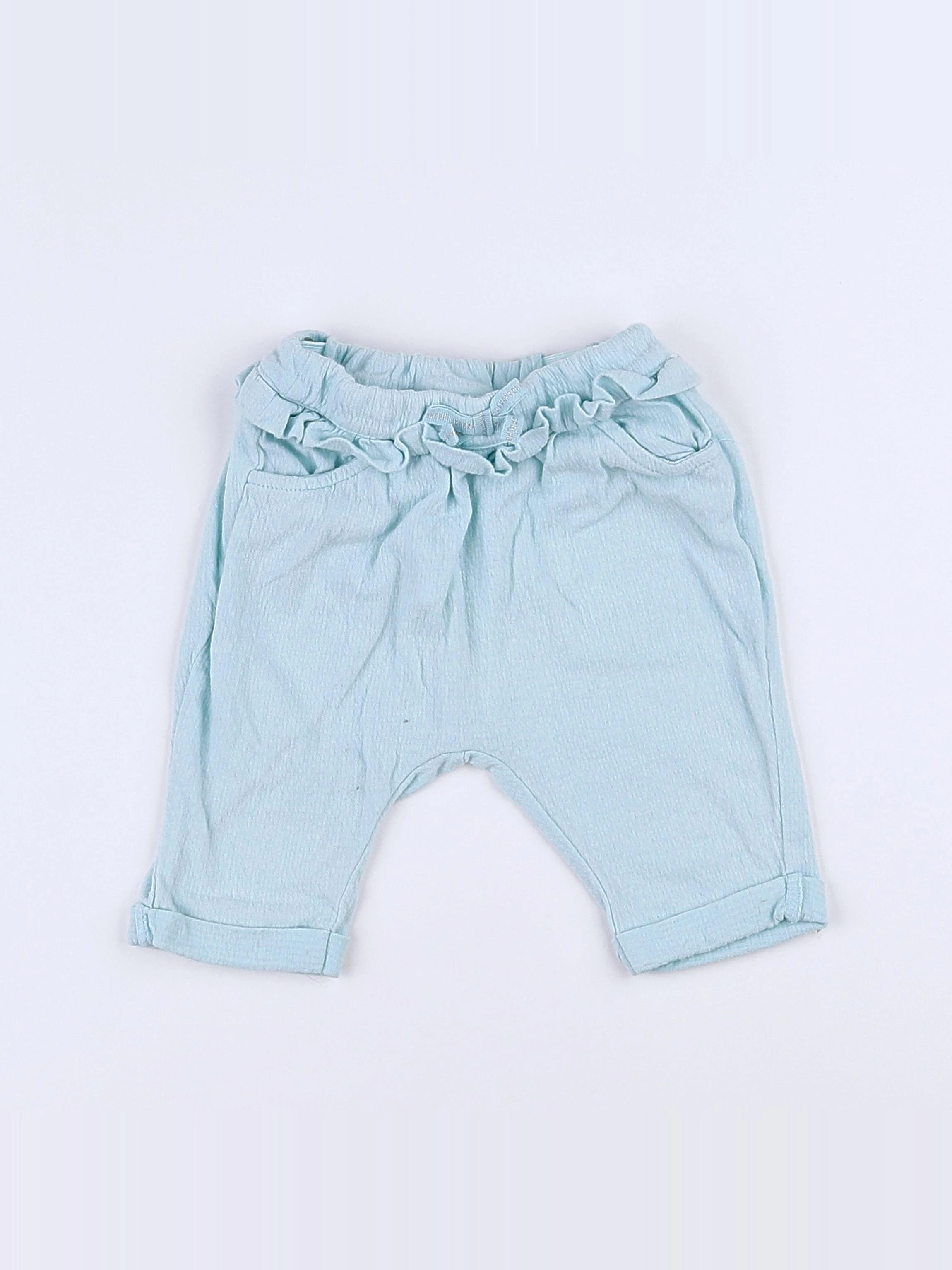 Tape à l'oeil - pantalon bleu, argent - 3 mois