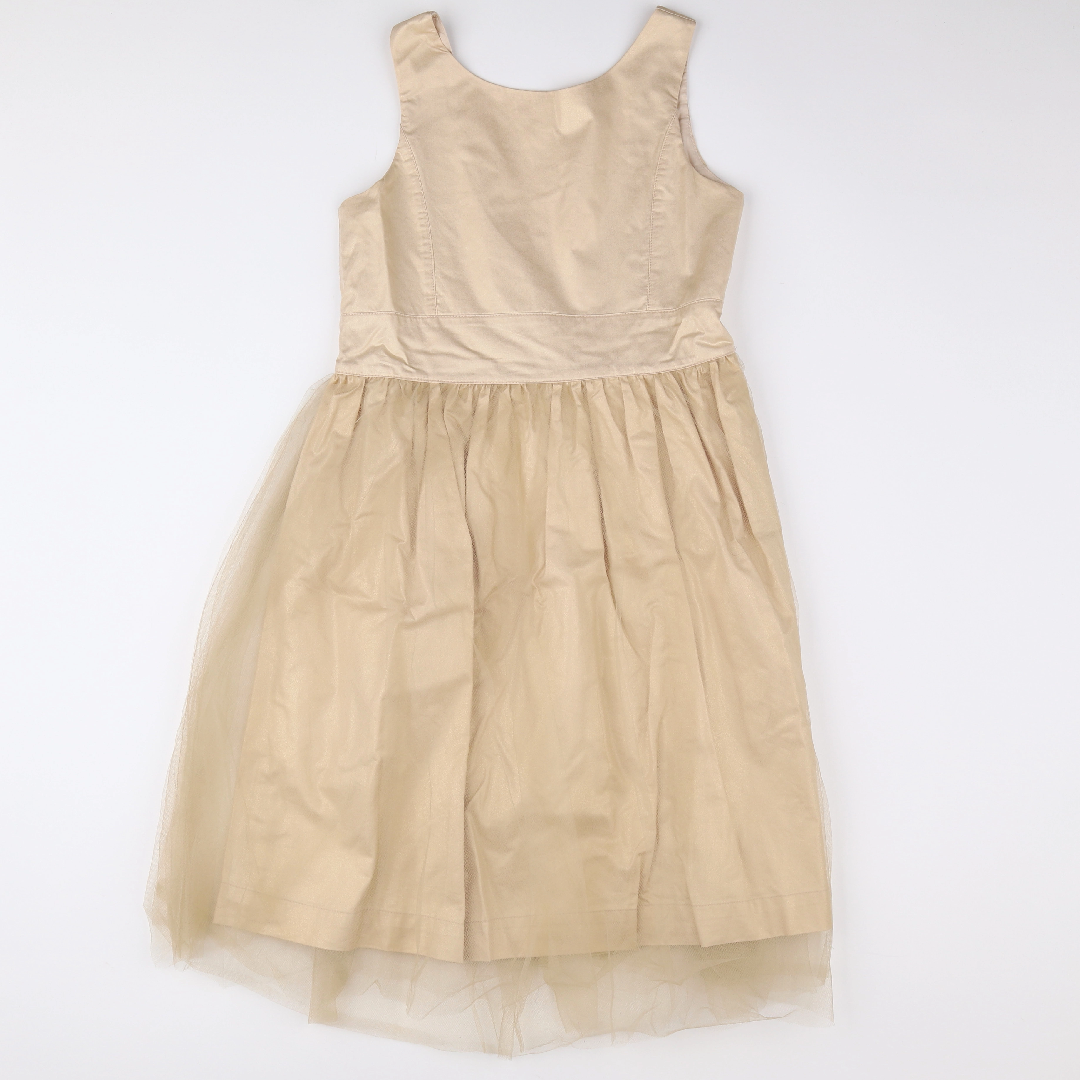 Vertbaudet - robe beige - 12 ans