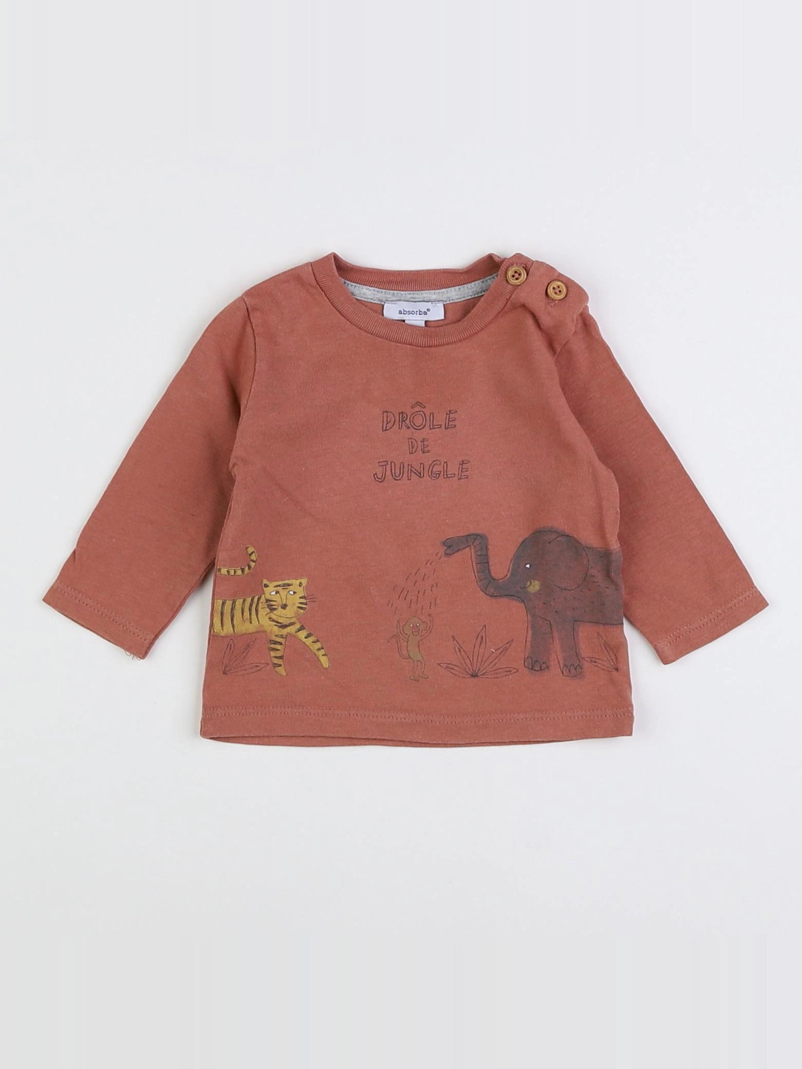 Absorba - tee-shirt rose - 3 mois