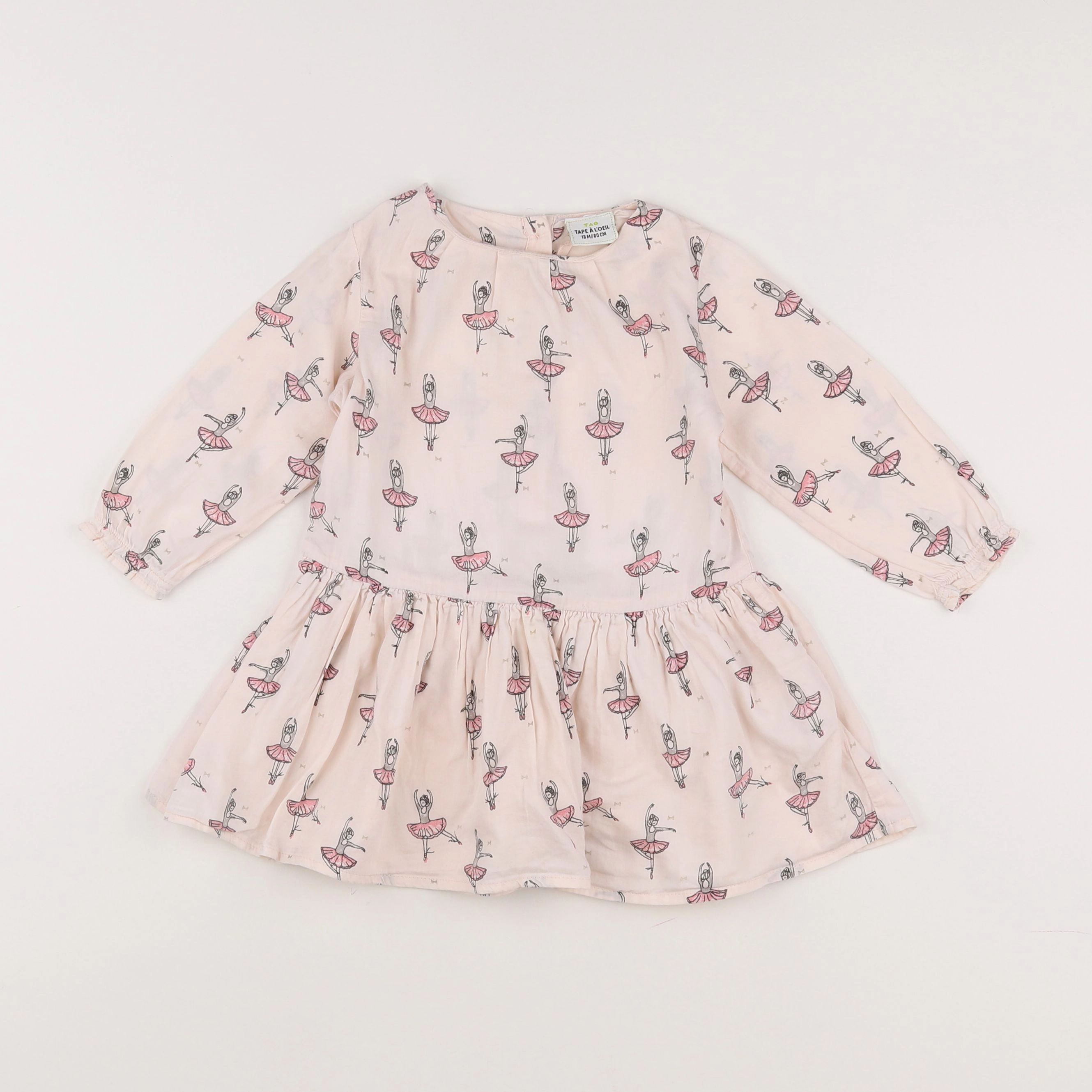 Tape à l'oeil - robe rose - 18 mois