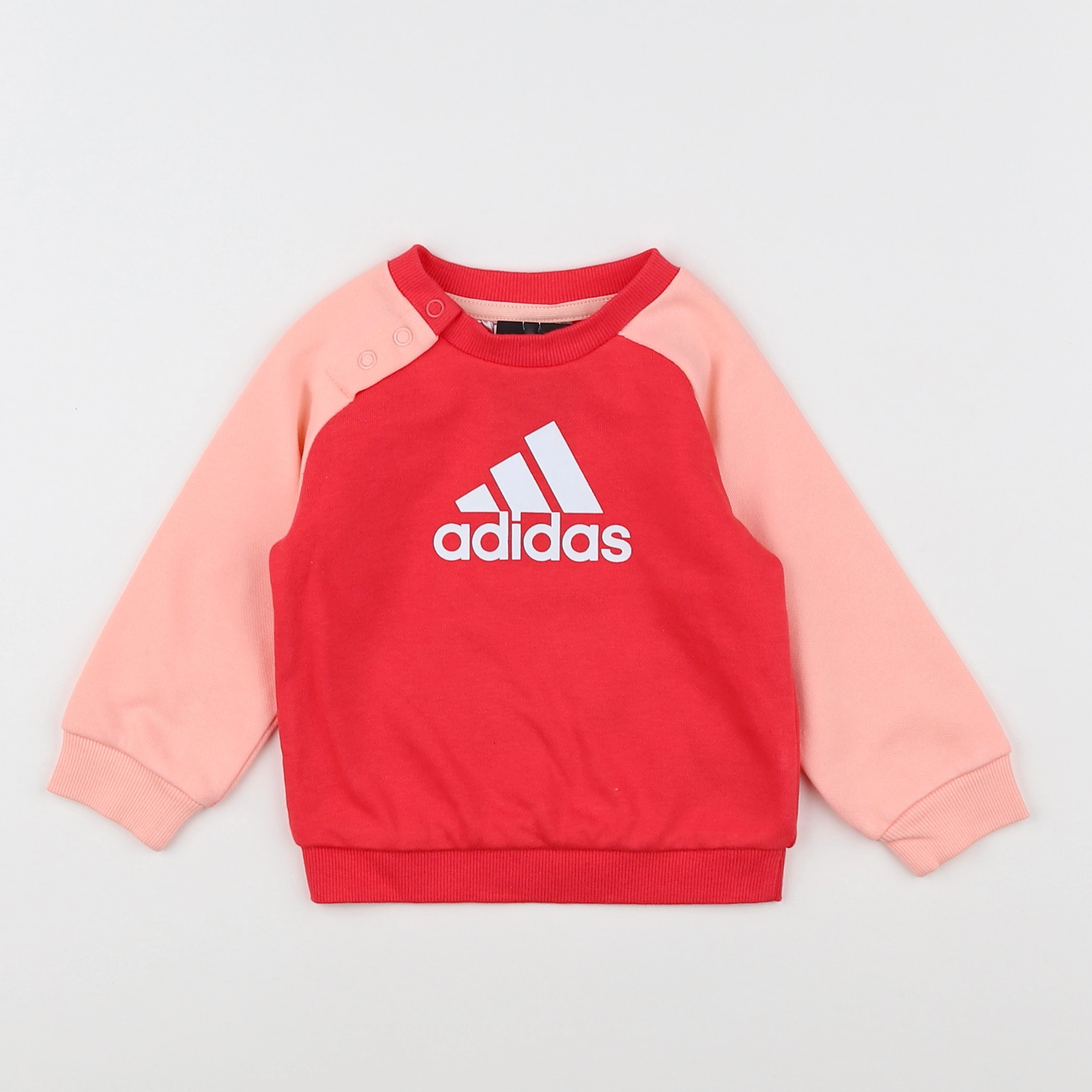 Adidas - sweat rose (état neuf) - 3/6 mois