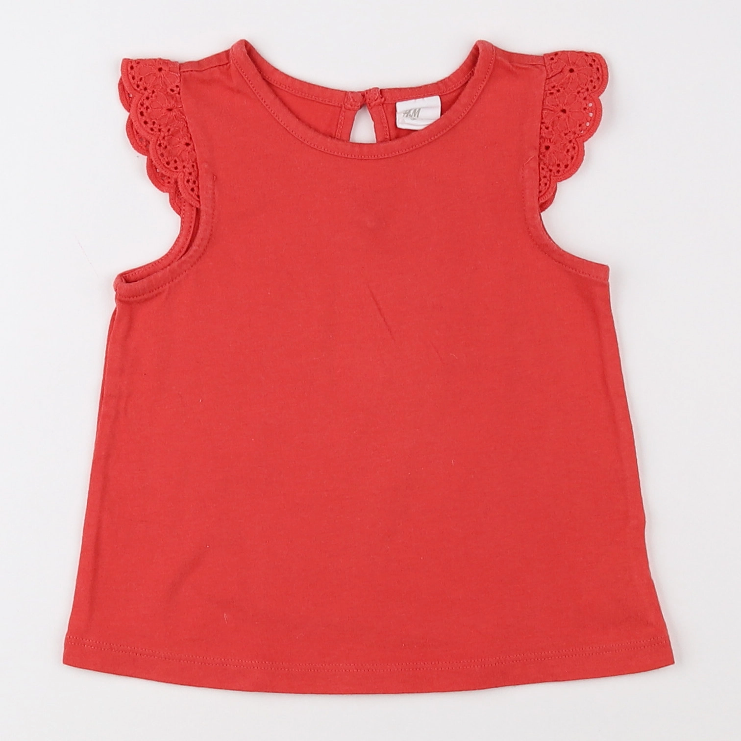 H&M - tee-shirt rouge - 9/12 mois