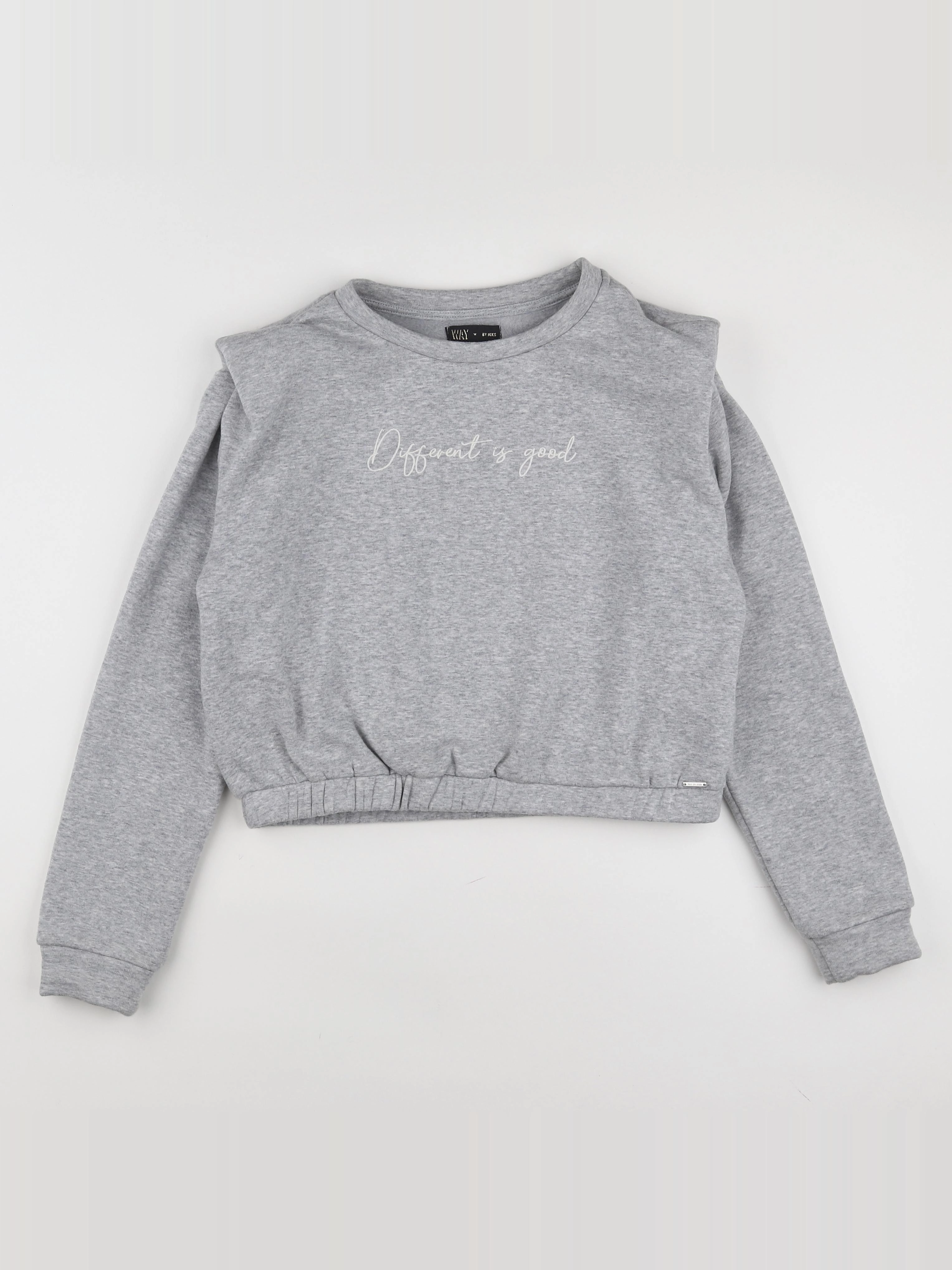 IKKS - sweat gris - 12 ans