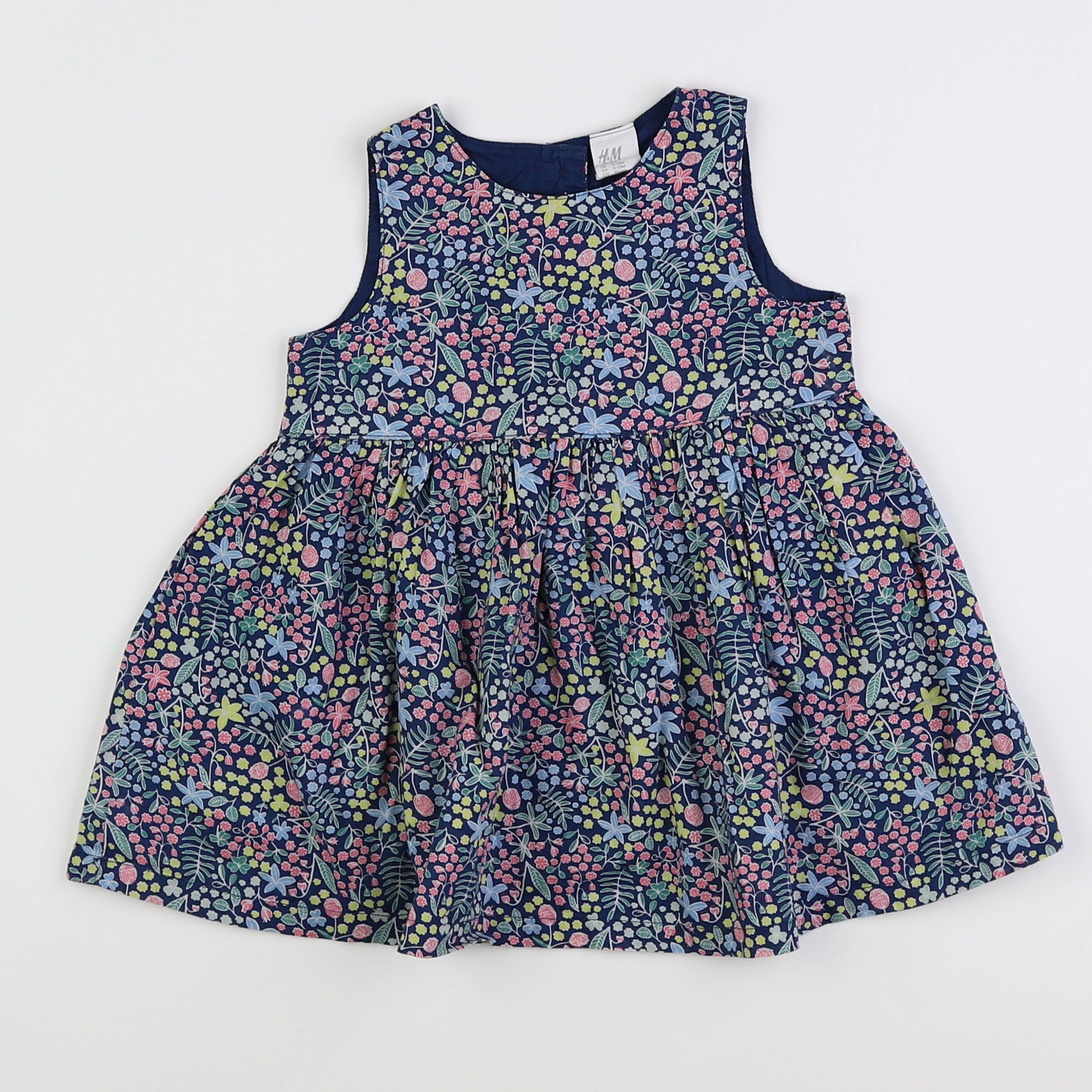 H&M - robe multicolore - 9/12 mois