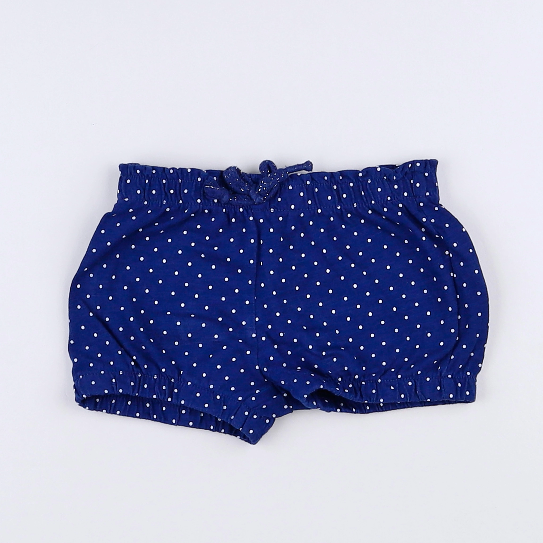 Vertbaudet - short argent, bleu - 12 mois