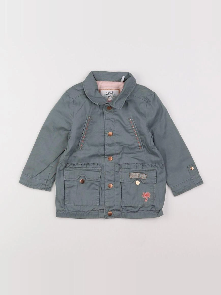 IKKS - veste imprimé au dos vert - 18 mois