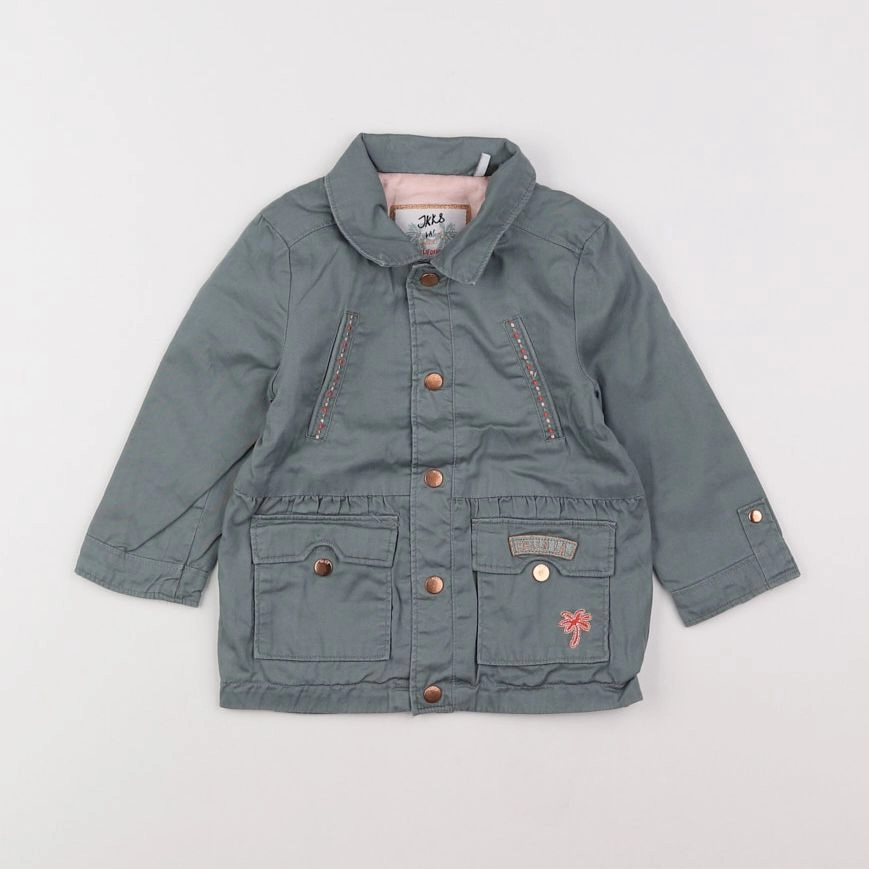 IKKS - veste imprimé au dos vert - 18 mois