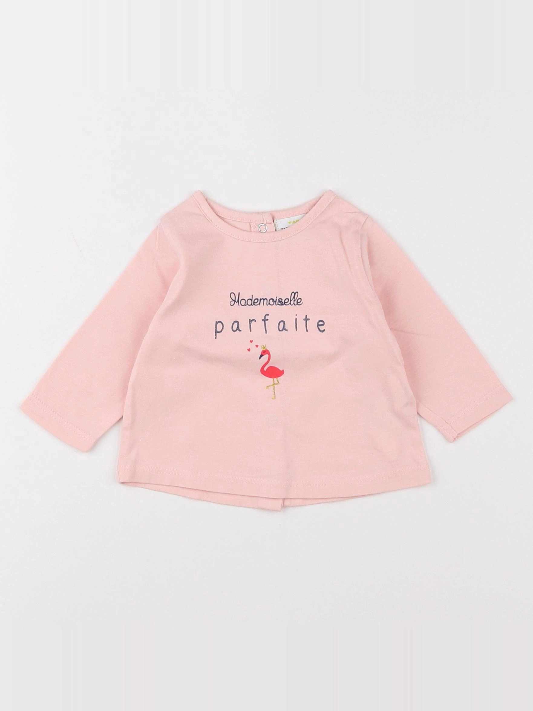 Tape à l'oeil - tee-shirt rose - 3 mois
