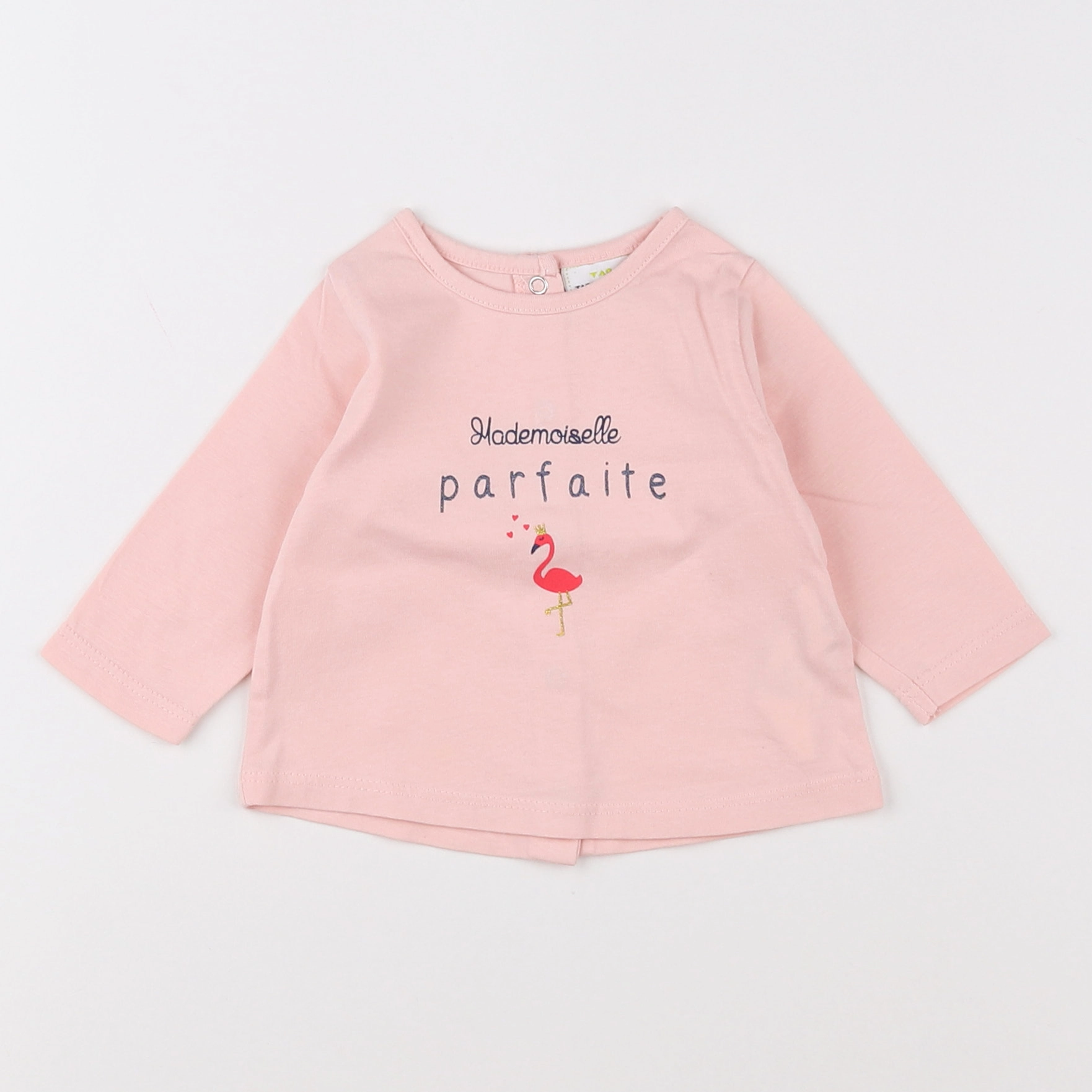 Tape à l'oeil - tee-shirt rose - 3 mois