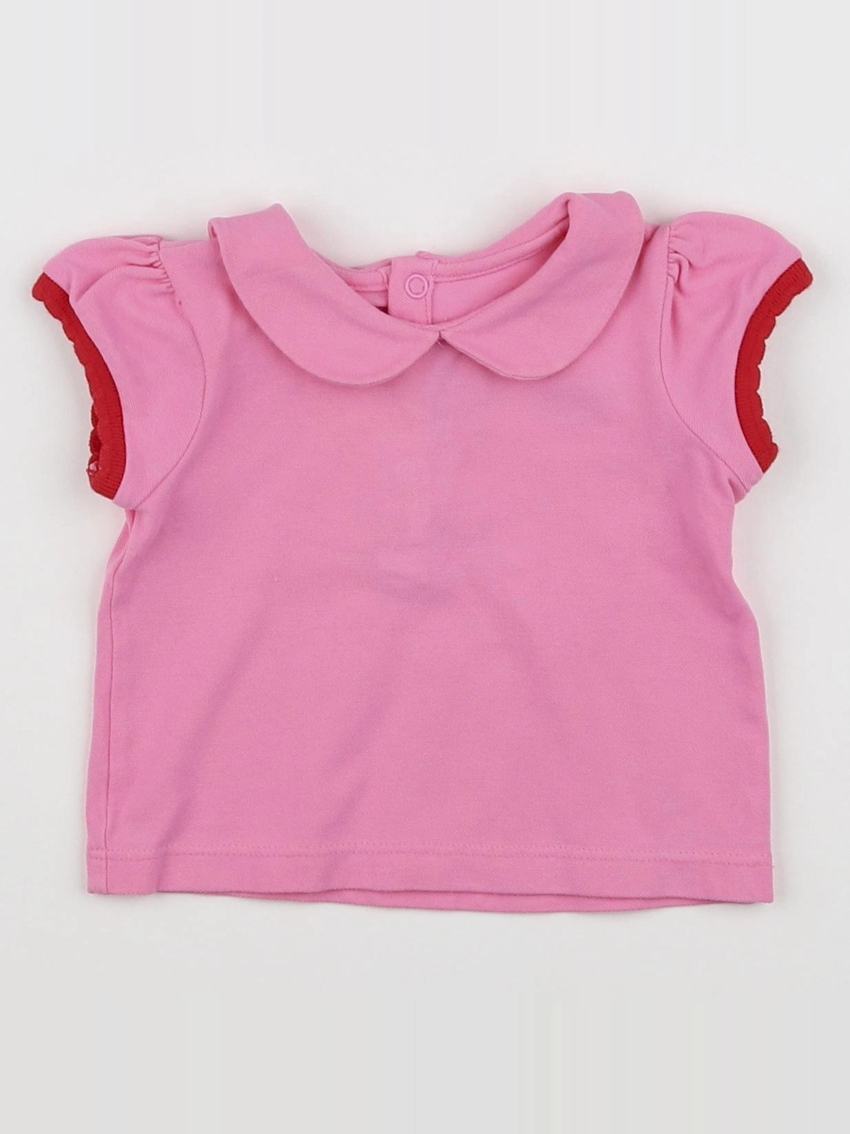 Jacadi - polo rose - 6 mois