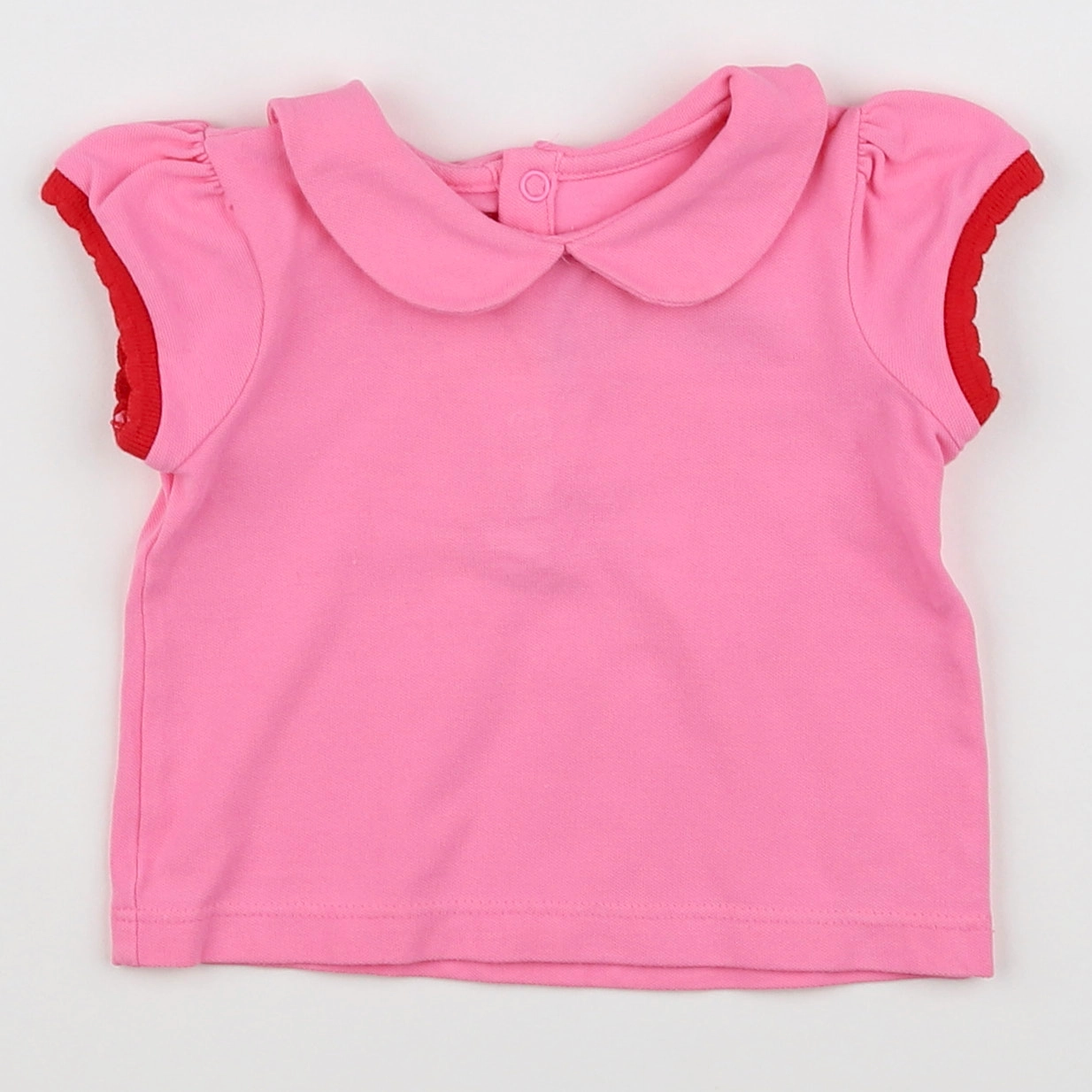 Jacadi - polo rose - 6 mois