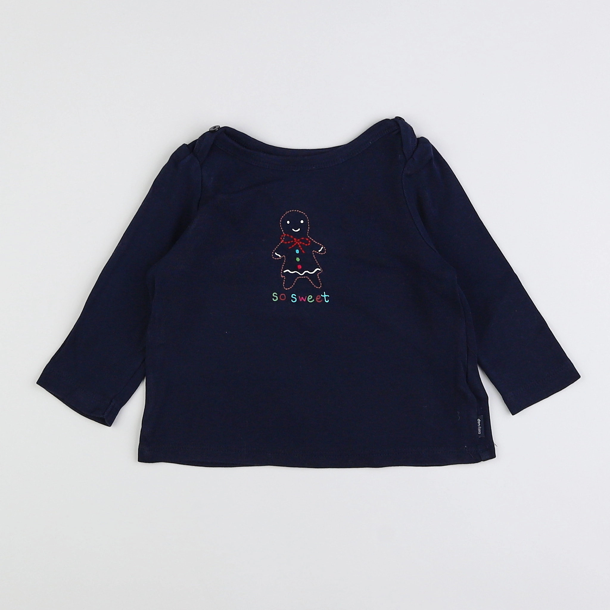 GAP - tee-shirt bleu - 6/12 mois