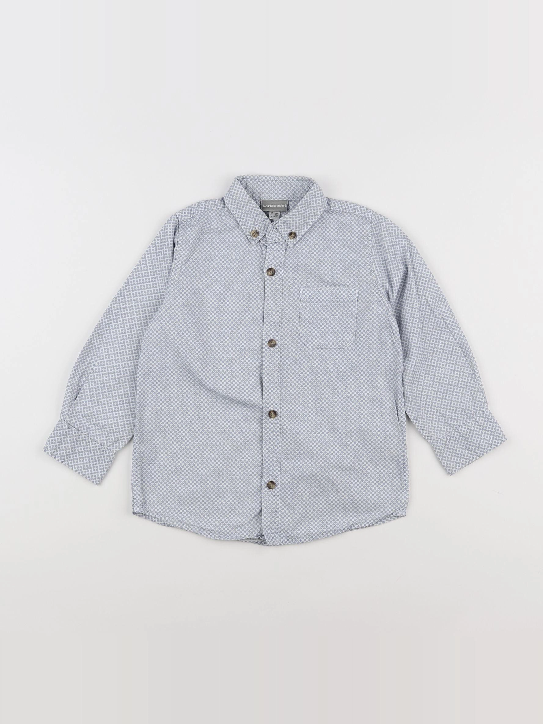 Vertbaudet - chemise bleu - 4 ans