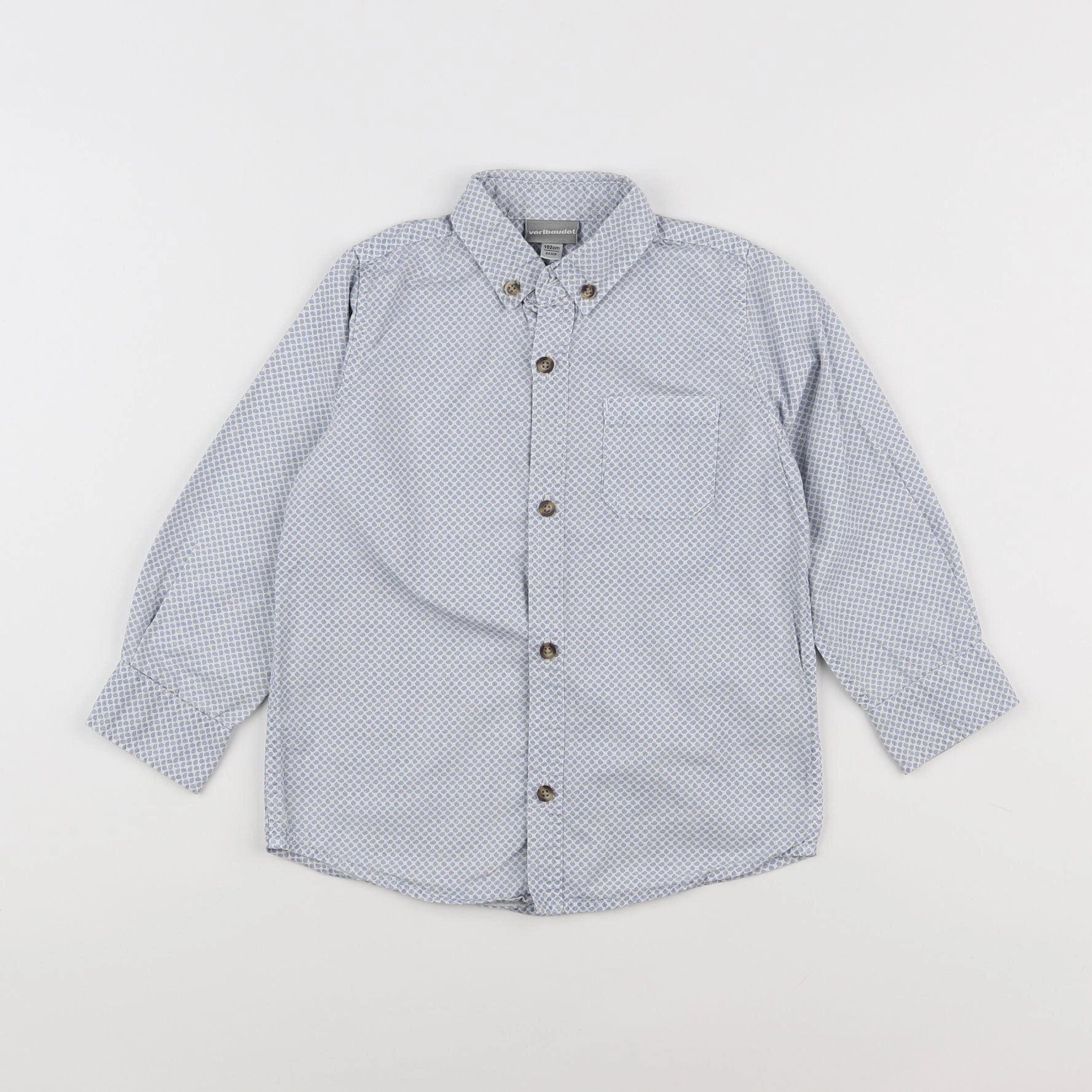 Vertbaudet - chemise bleu - 4 ans