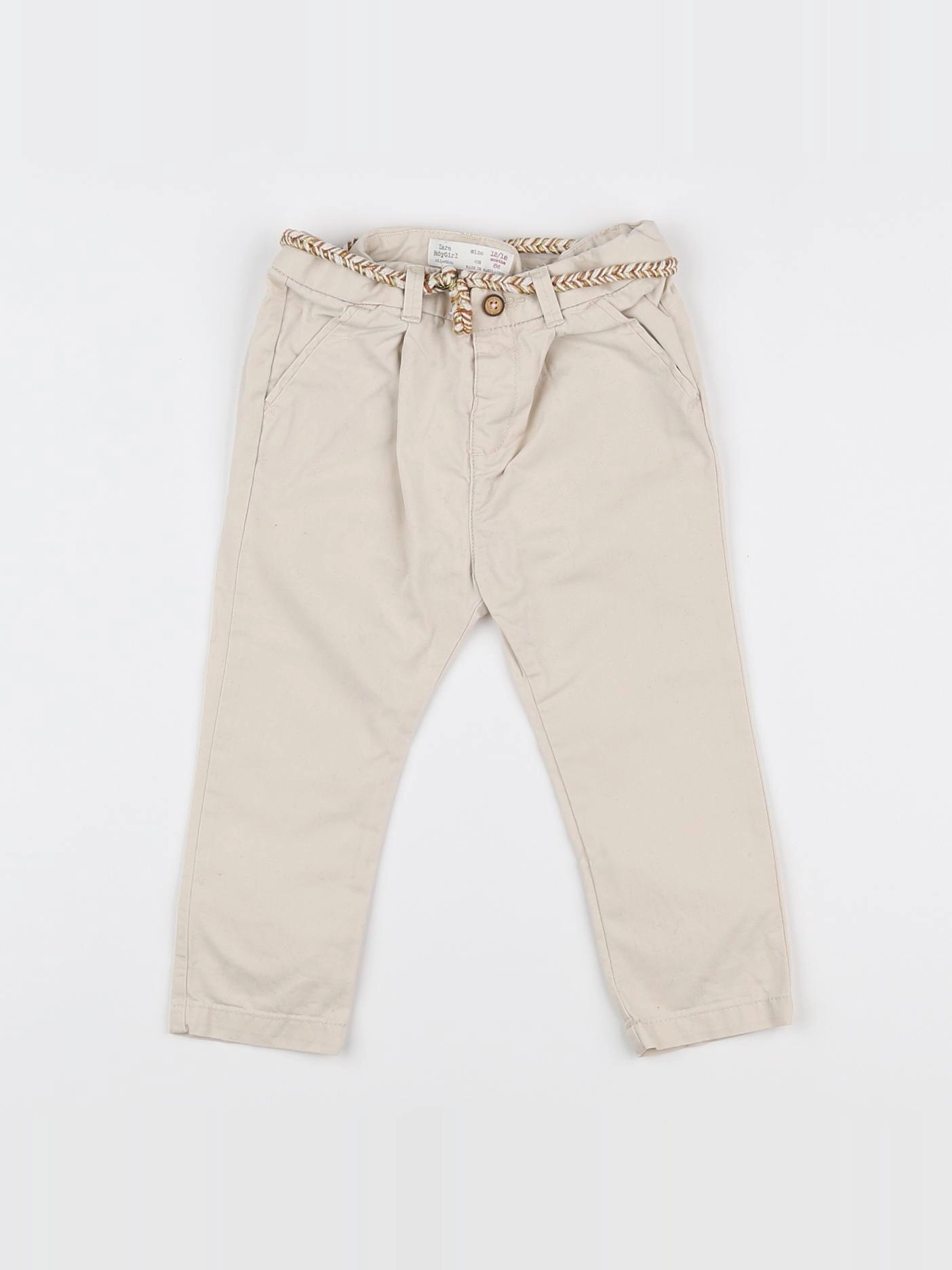 Zara - pantalon beige - 12 mois